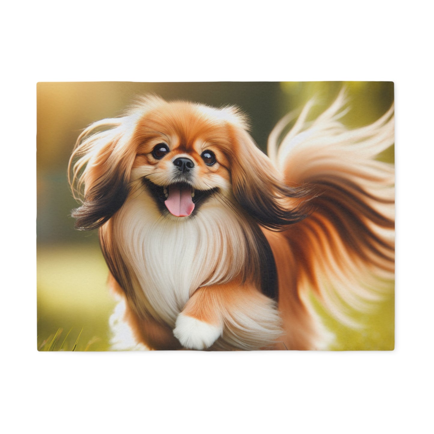 Tibetan Spaniel Sweatshirt Blanket