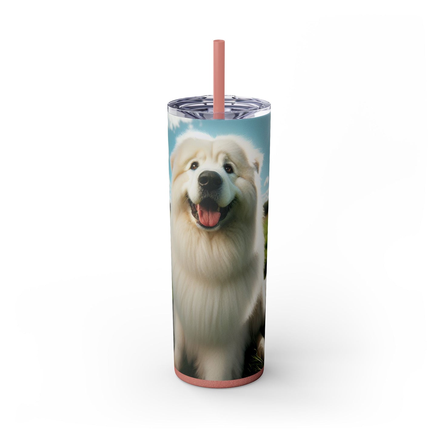 Maremma Sheepdog Tumbler with Straw, 20oz