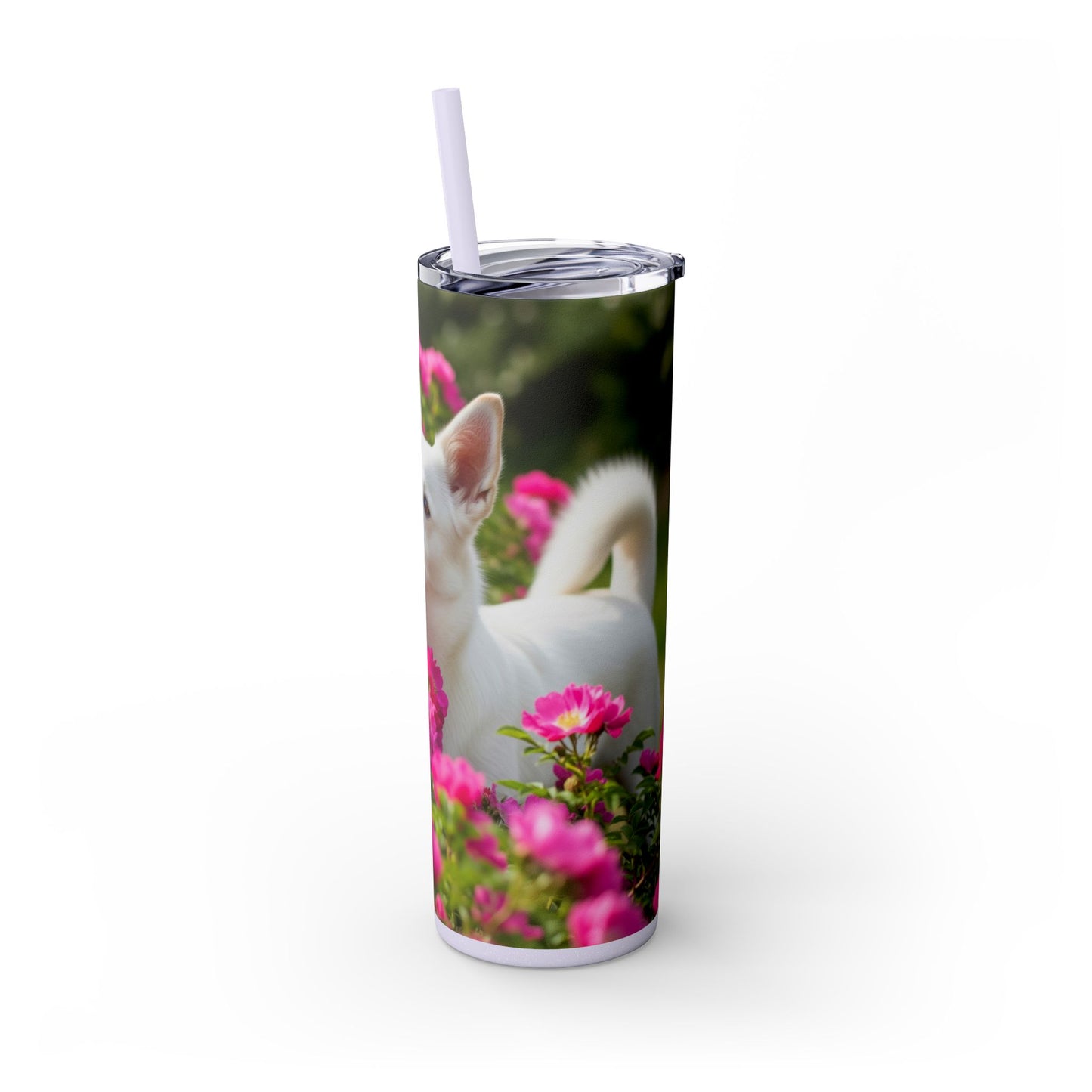 Norrbottenspets Skinny Tumbler with Straw, 20oz
