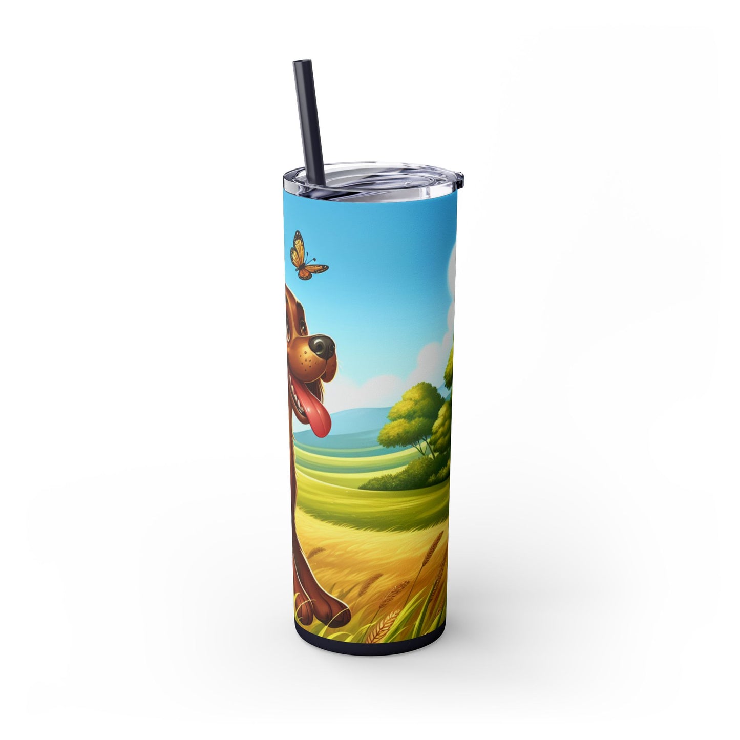 Field Spaniel Tumbler with Straw, 20oz