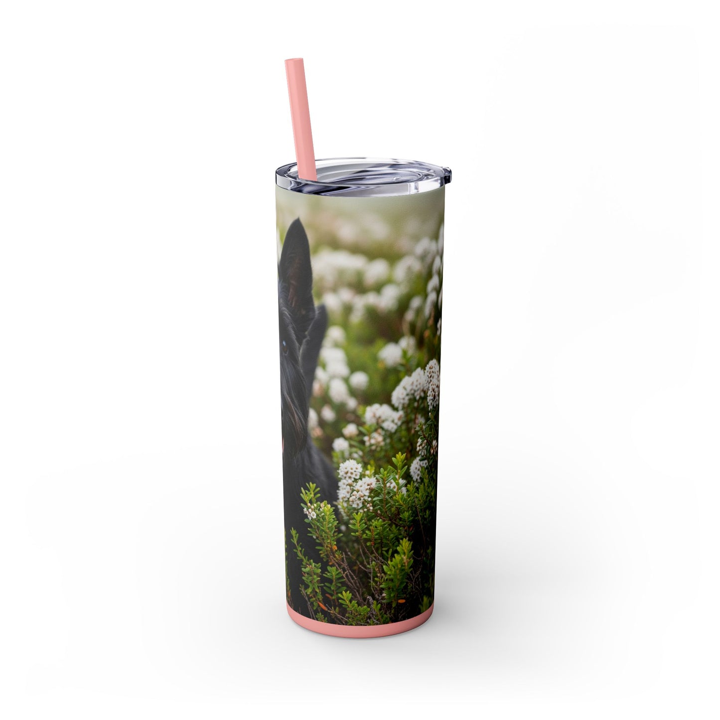 Scottish Terrier Tumbler with Straw, 20oz