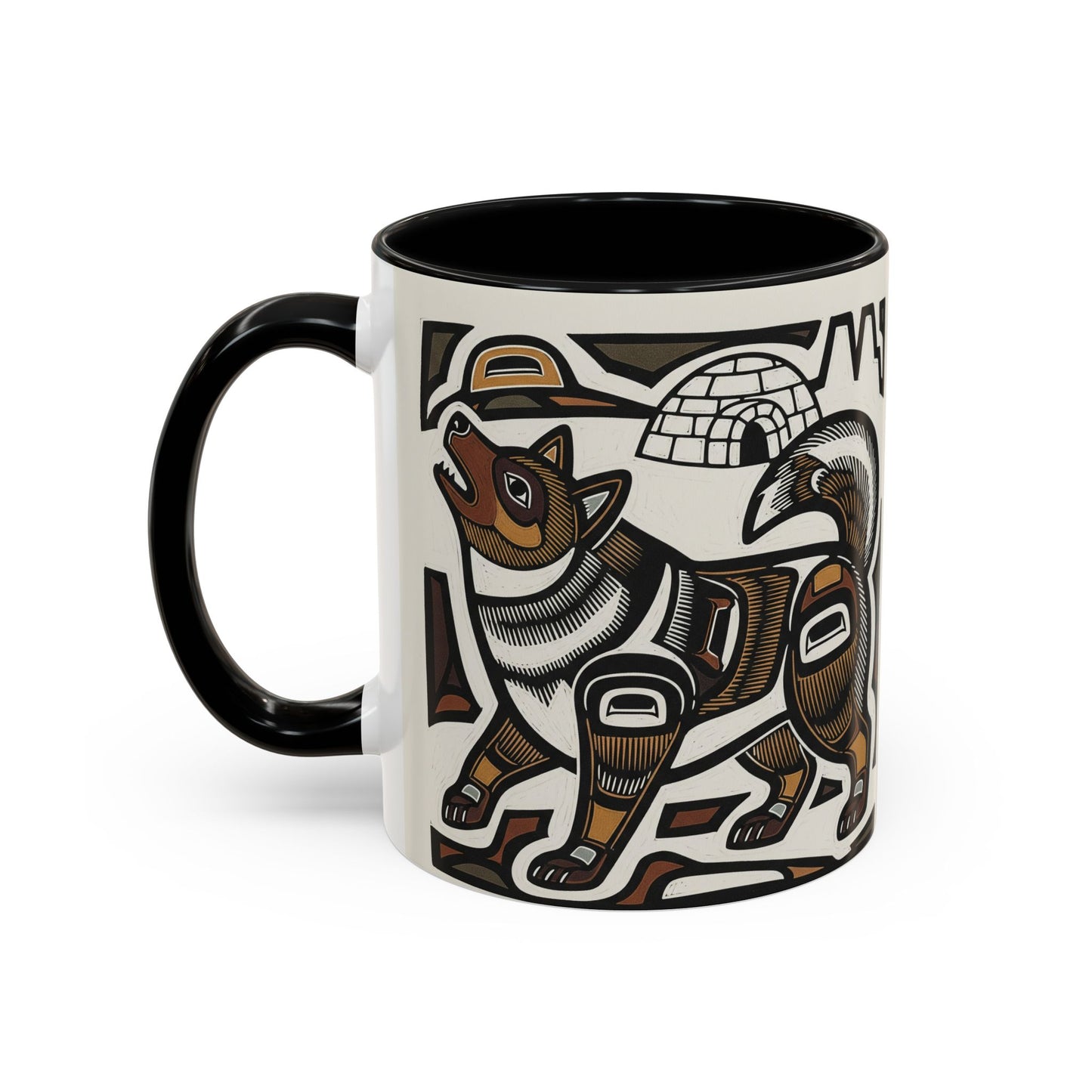 Canadian Eskimo Dog Accent Coffee Mug - Perfect Gift for Dog Lovers