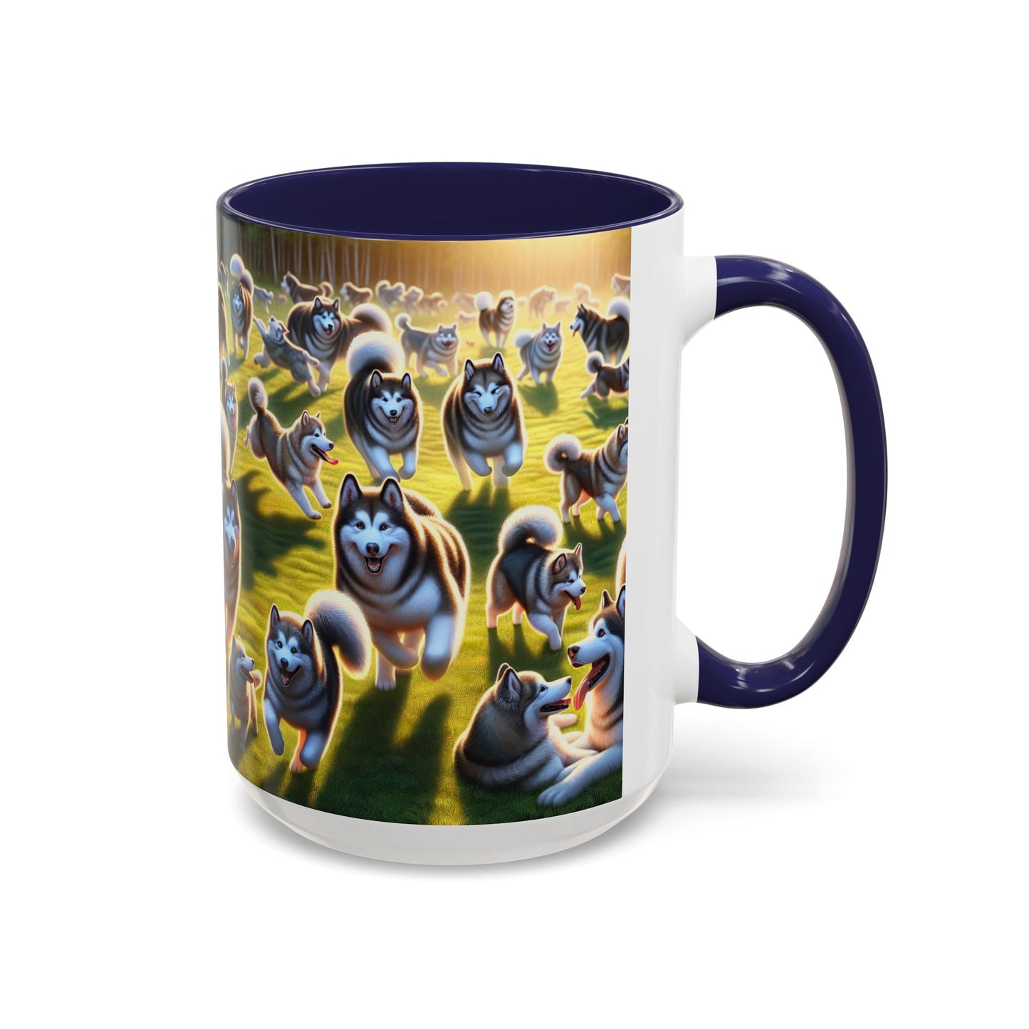 Alaskan Malamute Accent Coffee Mug - Perfect Gift for Dog Lovers