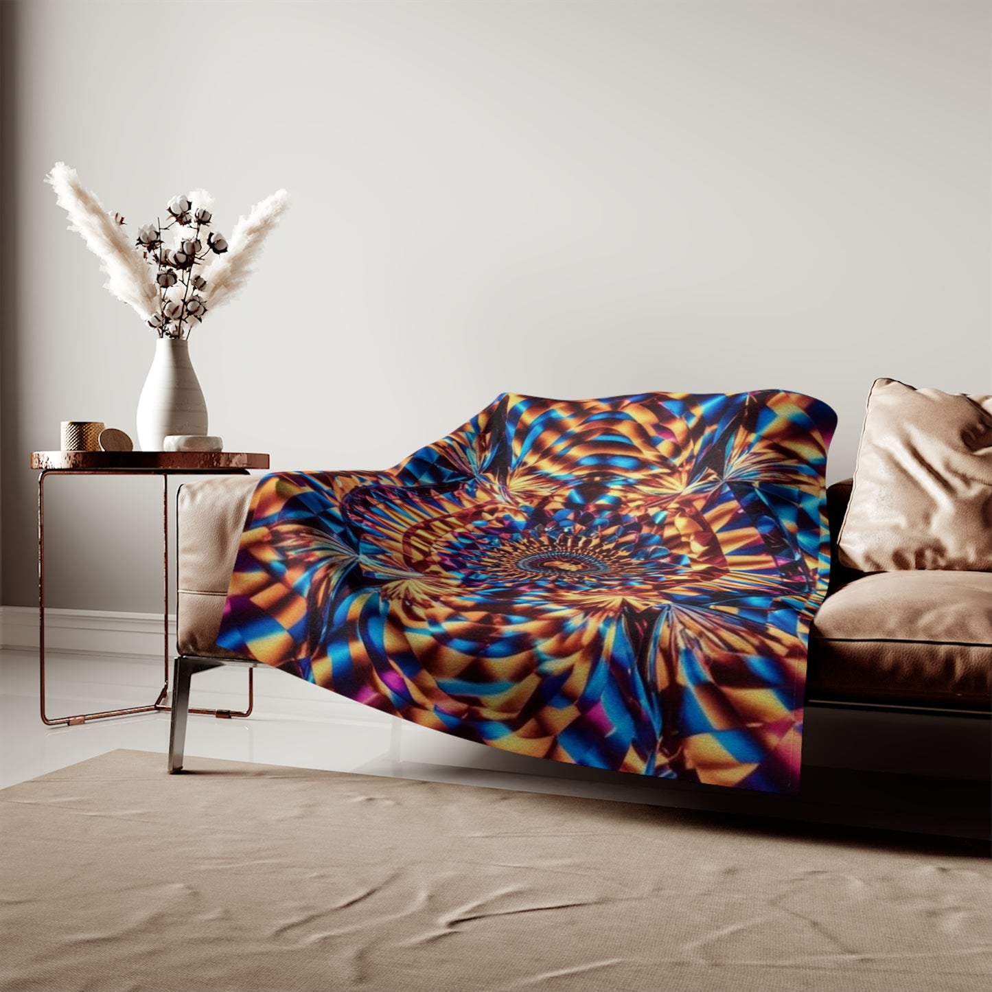 Optical Illusion Sweatshirt Blanket