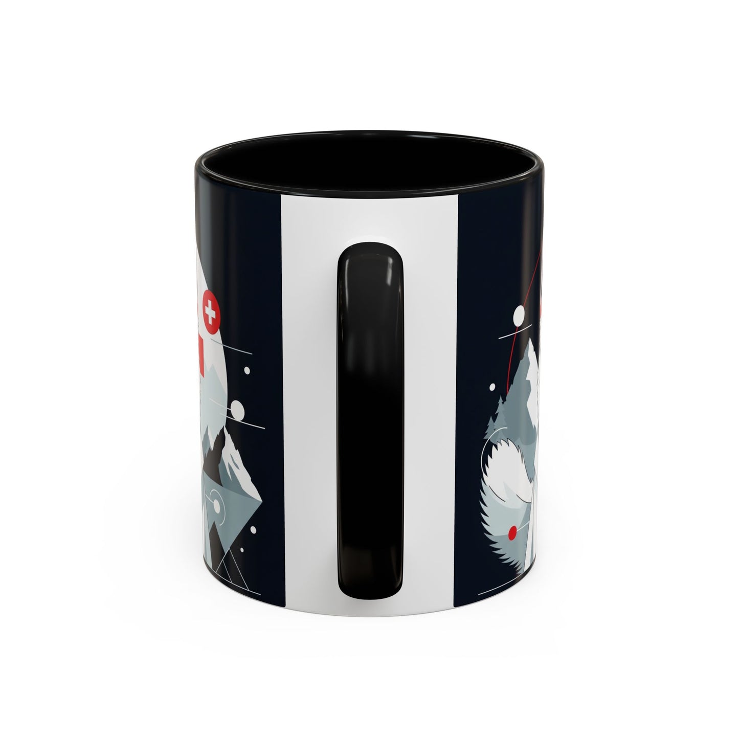 White Swiss Shepherd Dog Accent Coffee Mug - Perfect Gift for Dog Lovers
