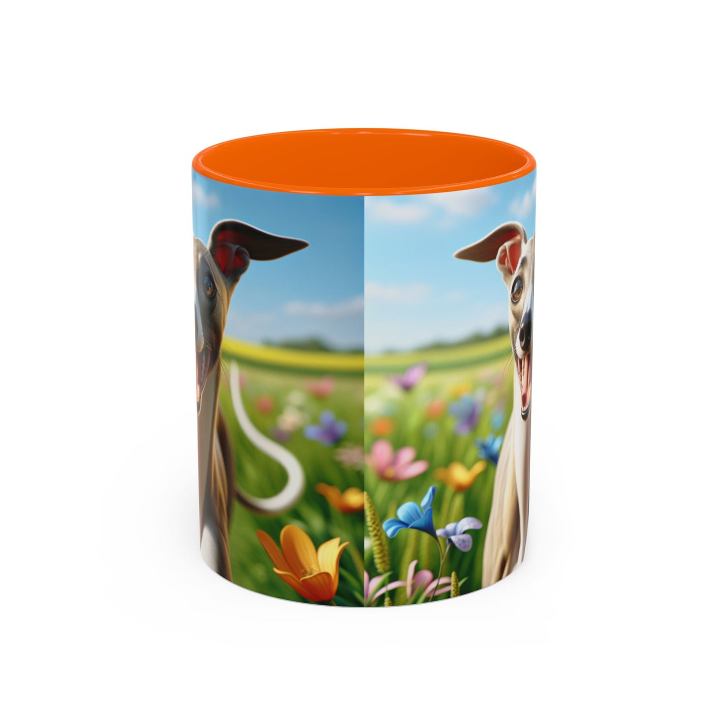 Whippet Accent Coffee Mug - Perfect Gift for Dog Lovers