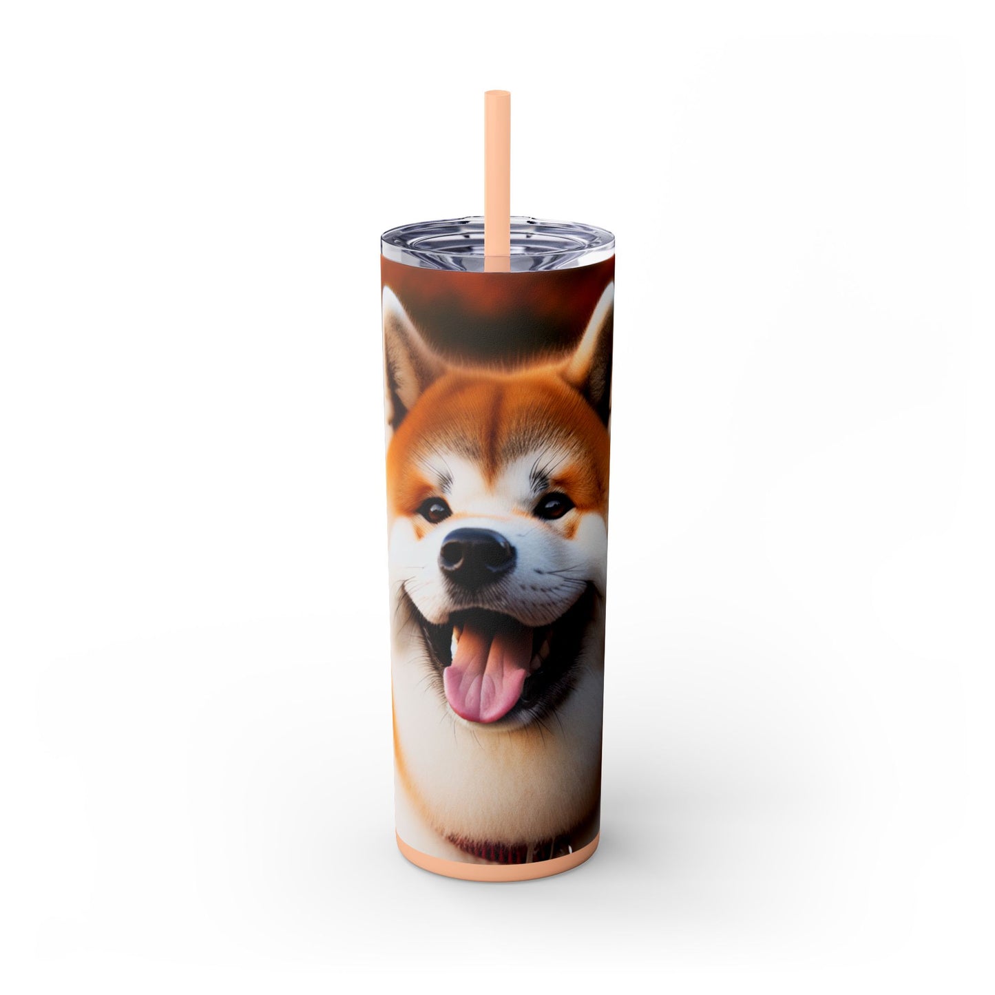 Japanese Akitainu Tumbler with Straw, 20oz