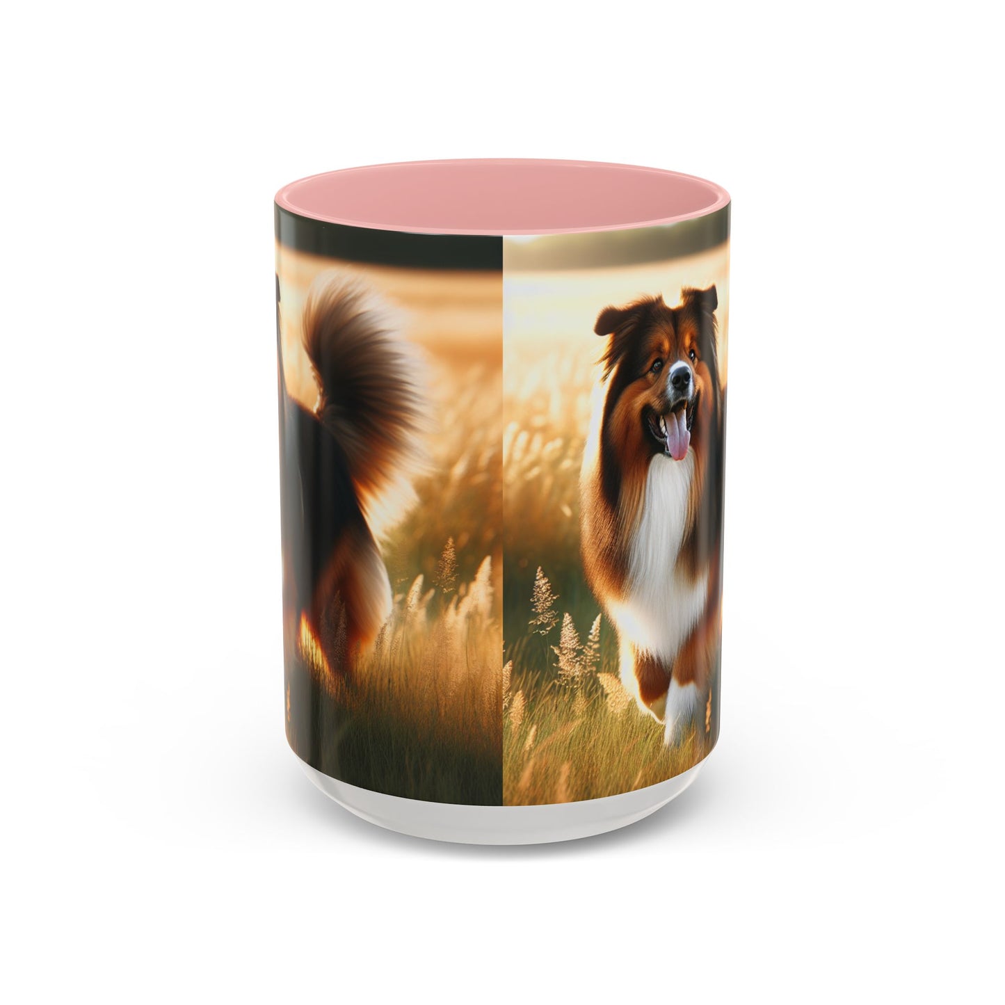 Bohemian Shepherd Accent Coffee Mug - Perfect Gift for Dog Lovers