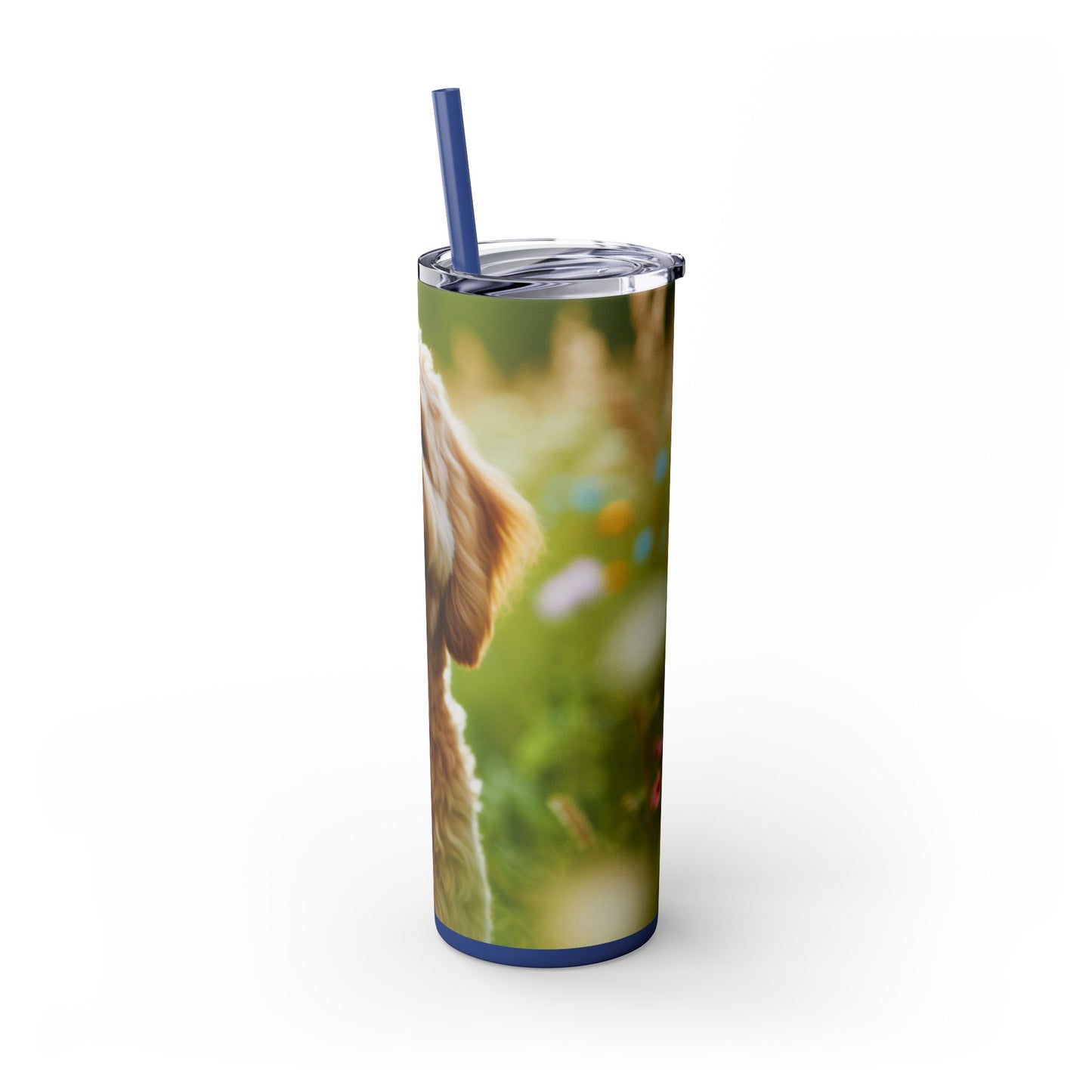 Labradoodle Tumbler with Straw, 20oz