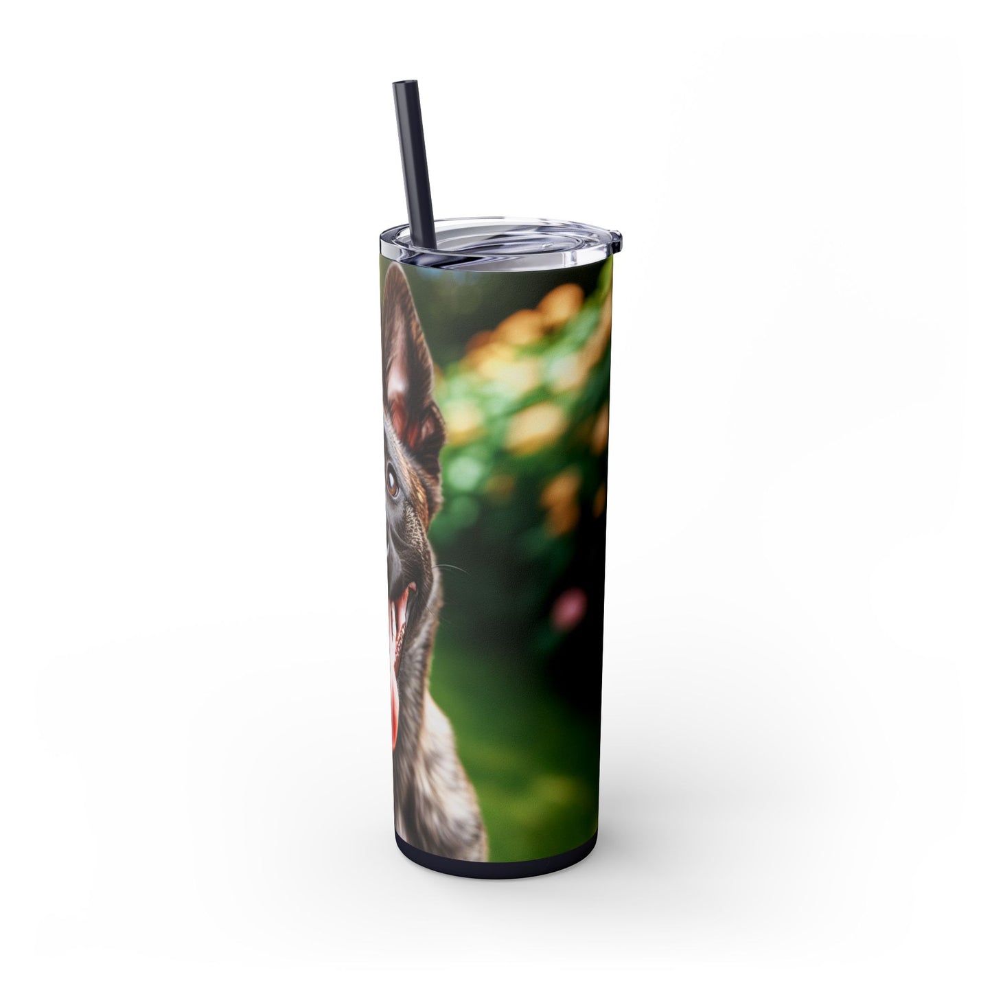Dutch Shepherd Dog Tumbler with Straw, 20oz