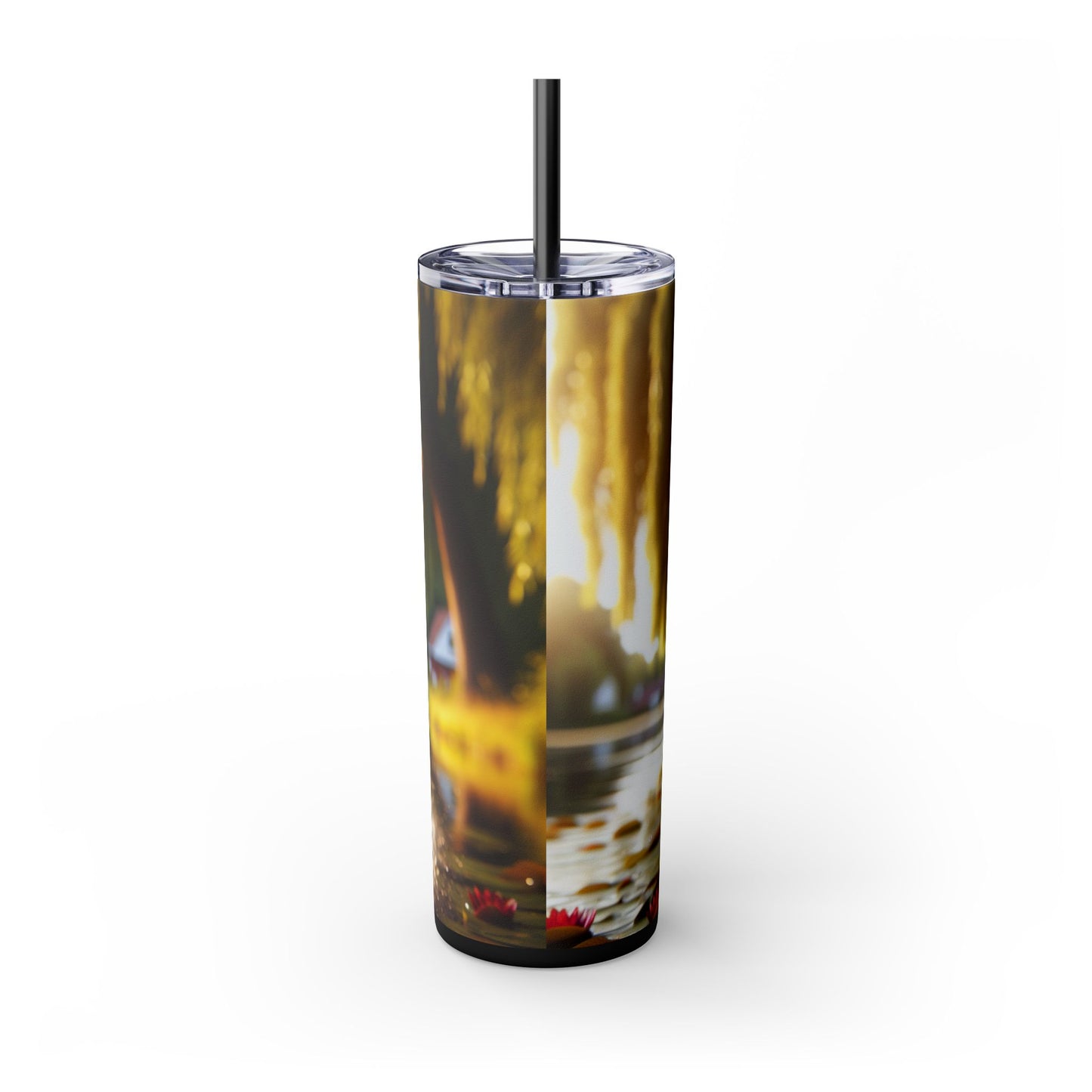 Nova Scotia Duck Trolling Retriever Skinny Tumbler with Straw, 20oz