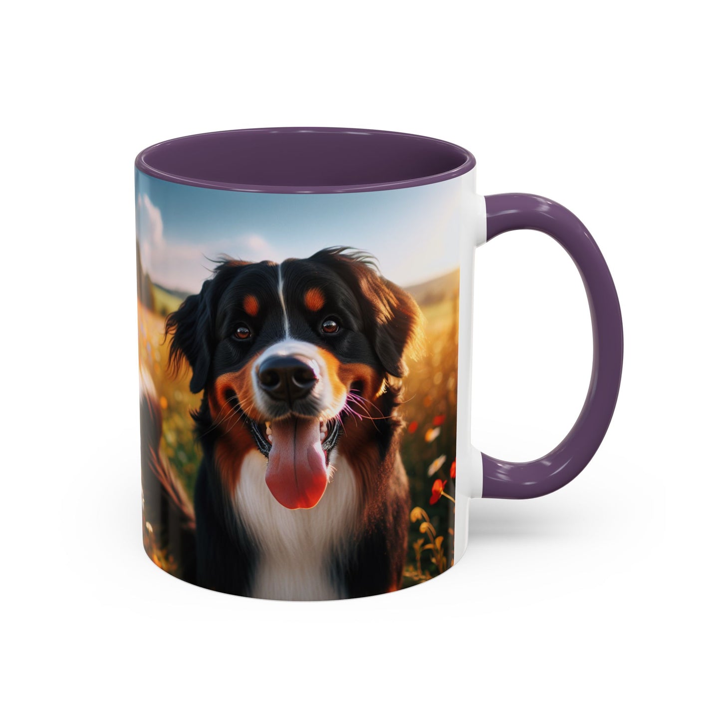 Bernese Mountain Dog Accent Coffee Mug - Perfect Gift for Dog Lovers