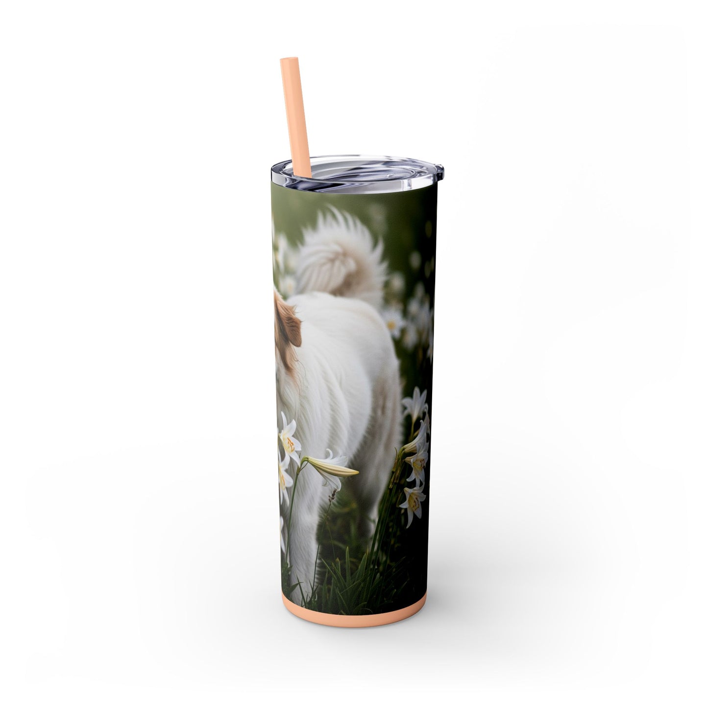 Pyrenean Shepherd Tumbler with Straw, 20oz