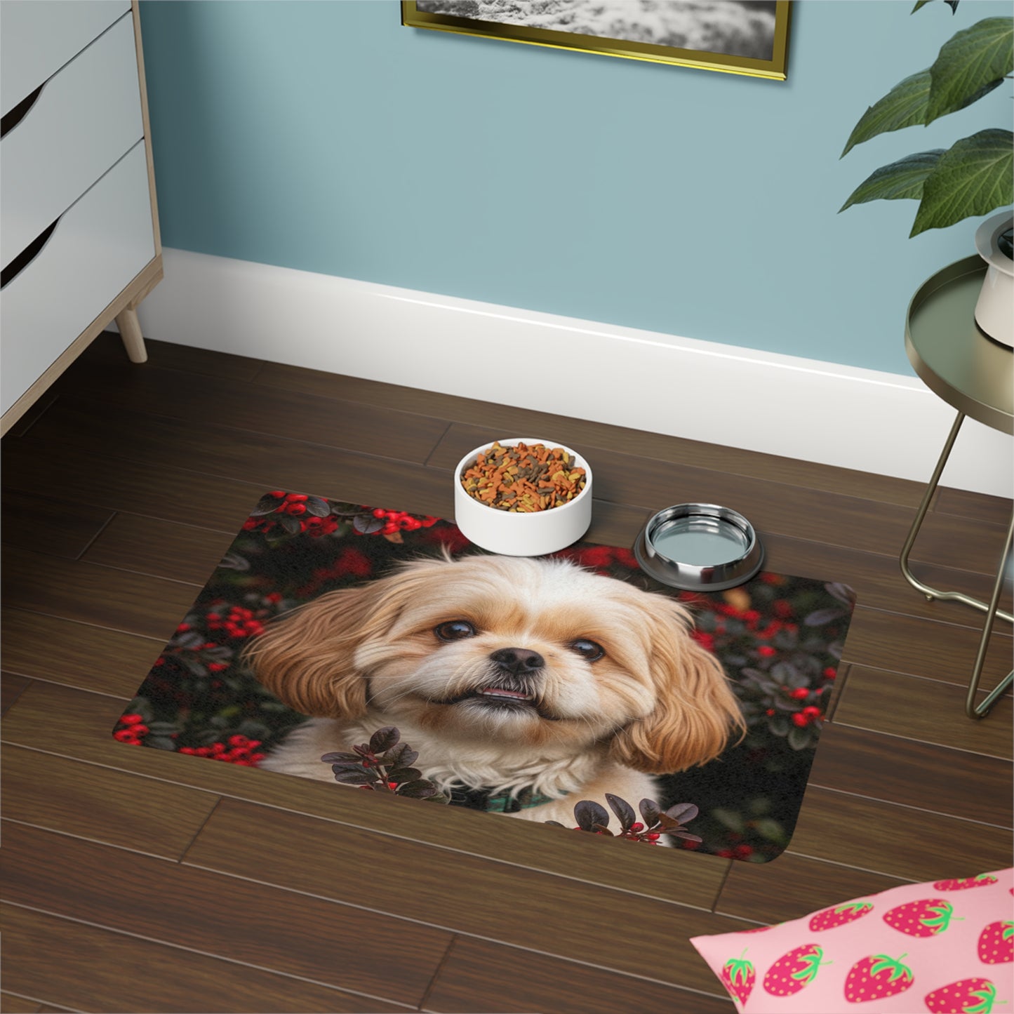 Pet Food Mat (12x18) - Pekapoo