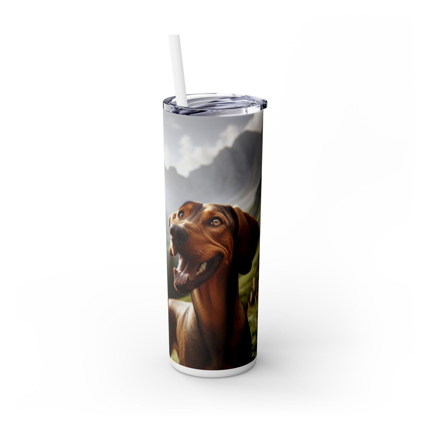 Bavarian Mountain Scent Hound Tumbler with Straw, 20oz