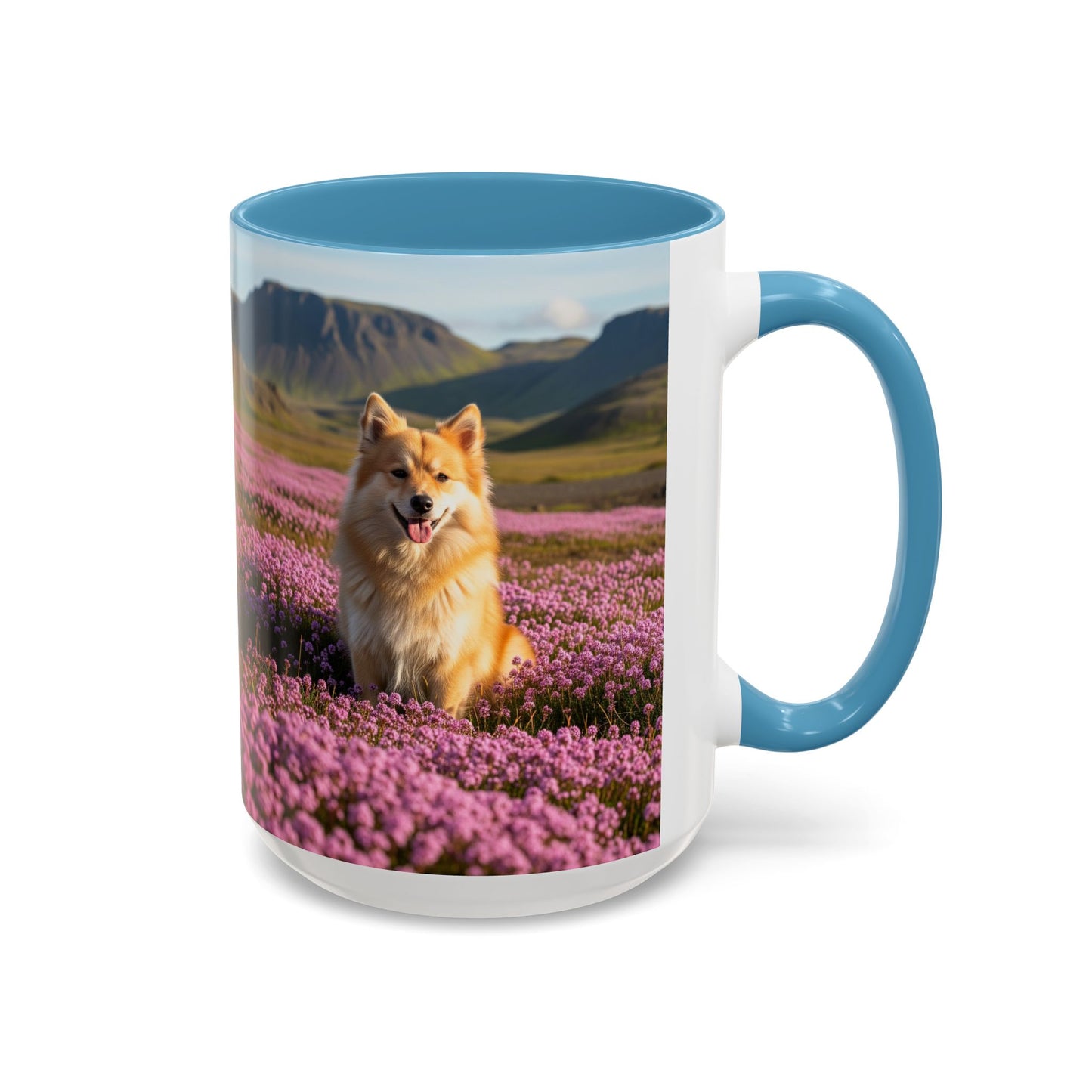 Icelandic Sheepdog Accent Coffee Mug - Perfect Gift for Dog Lovers