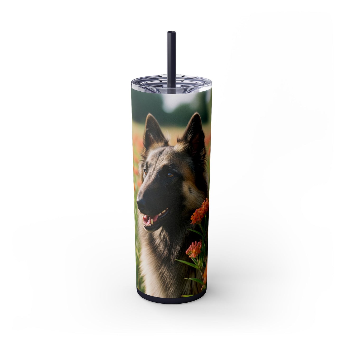 Belgian Tervuren Tumbler with Straw, 20oz