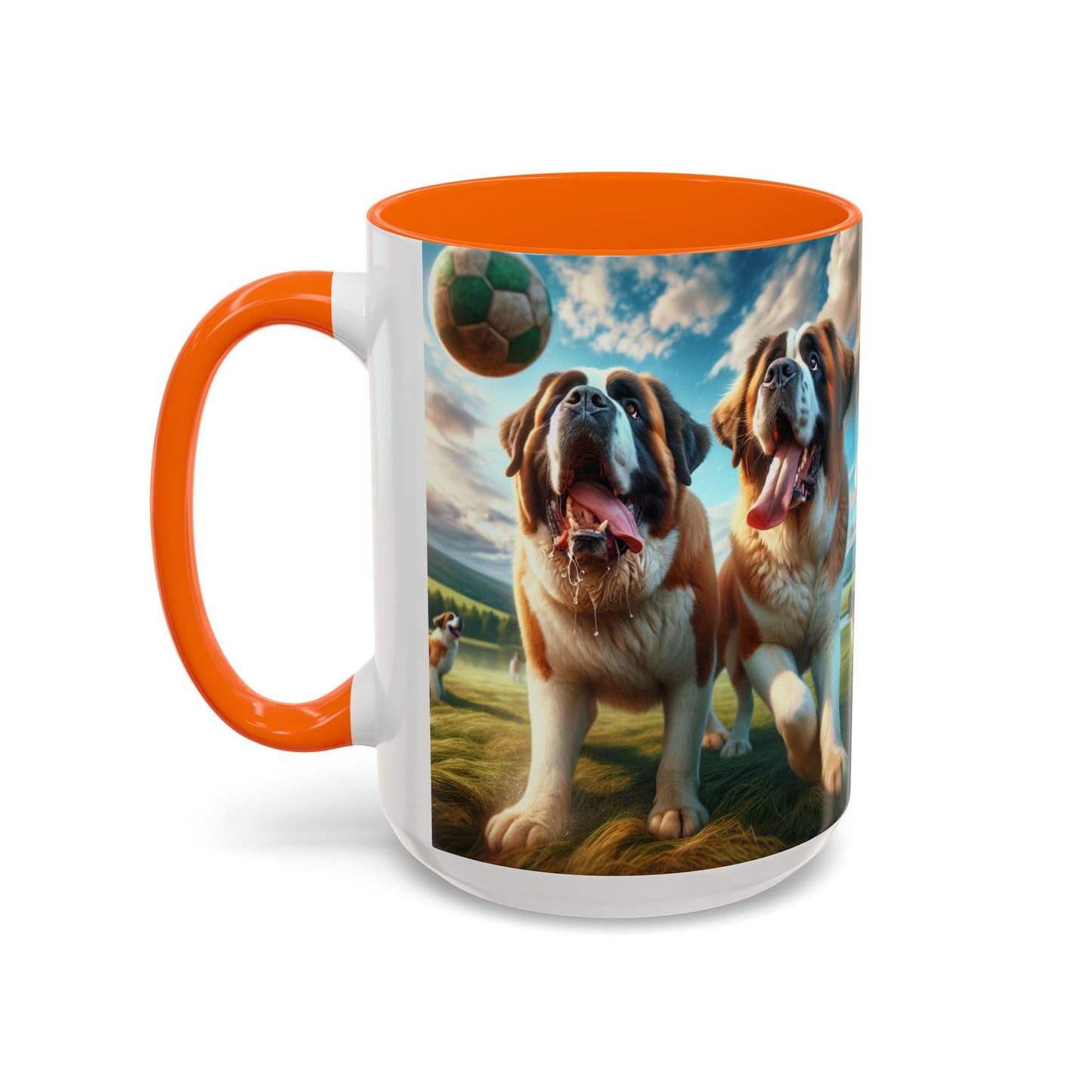 Saint Bernard Accent Coffee Mug - Perfect Gift for Dog Lovers
