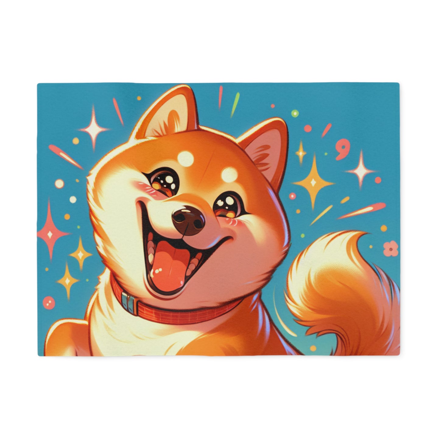 Shiba Inu Sweatshirt Blanket