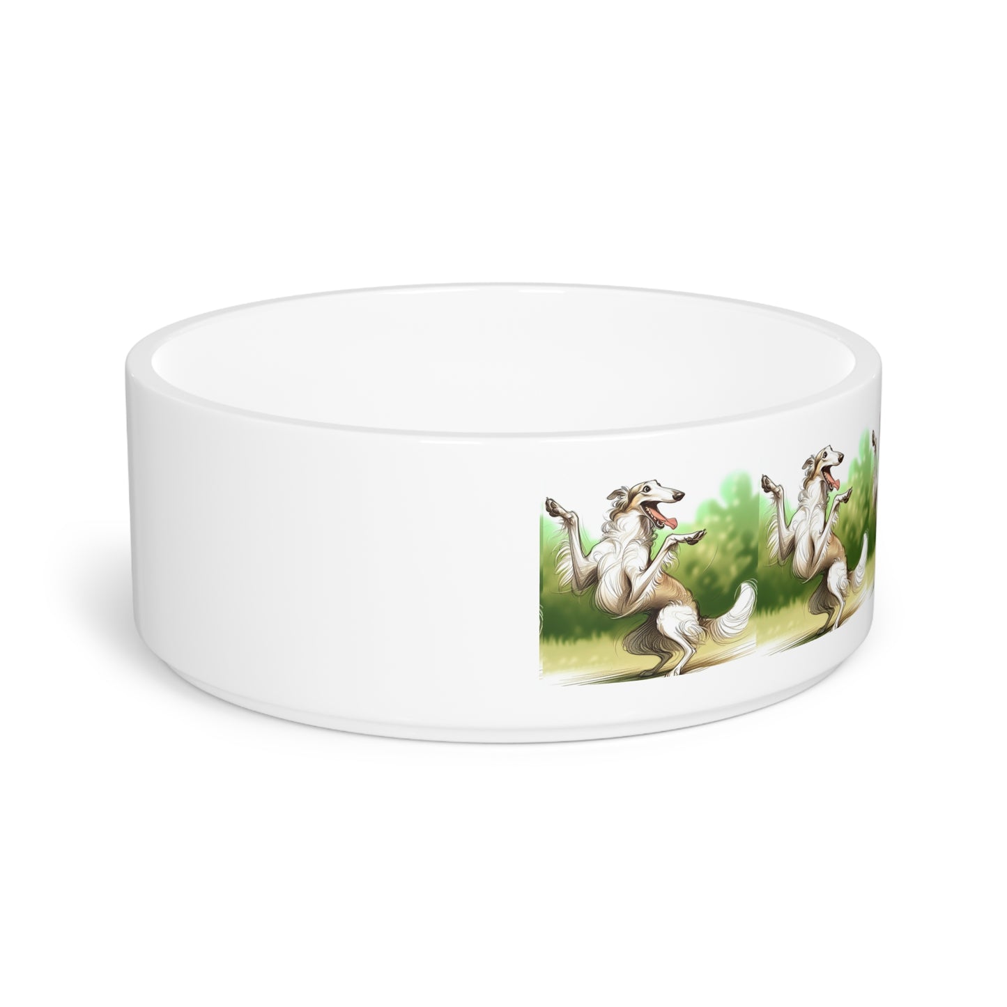 Borzoi Pet Bowl