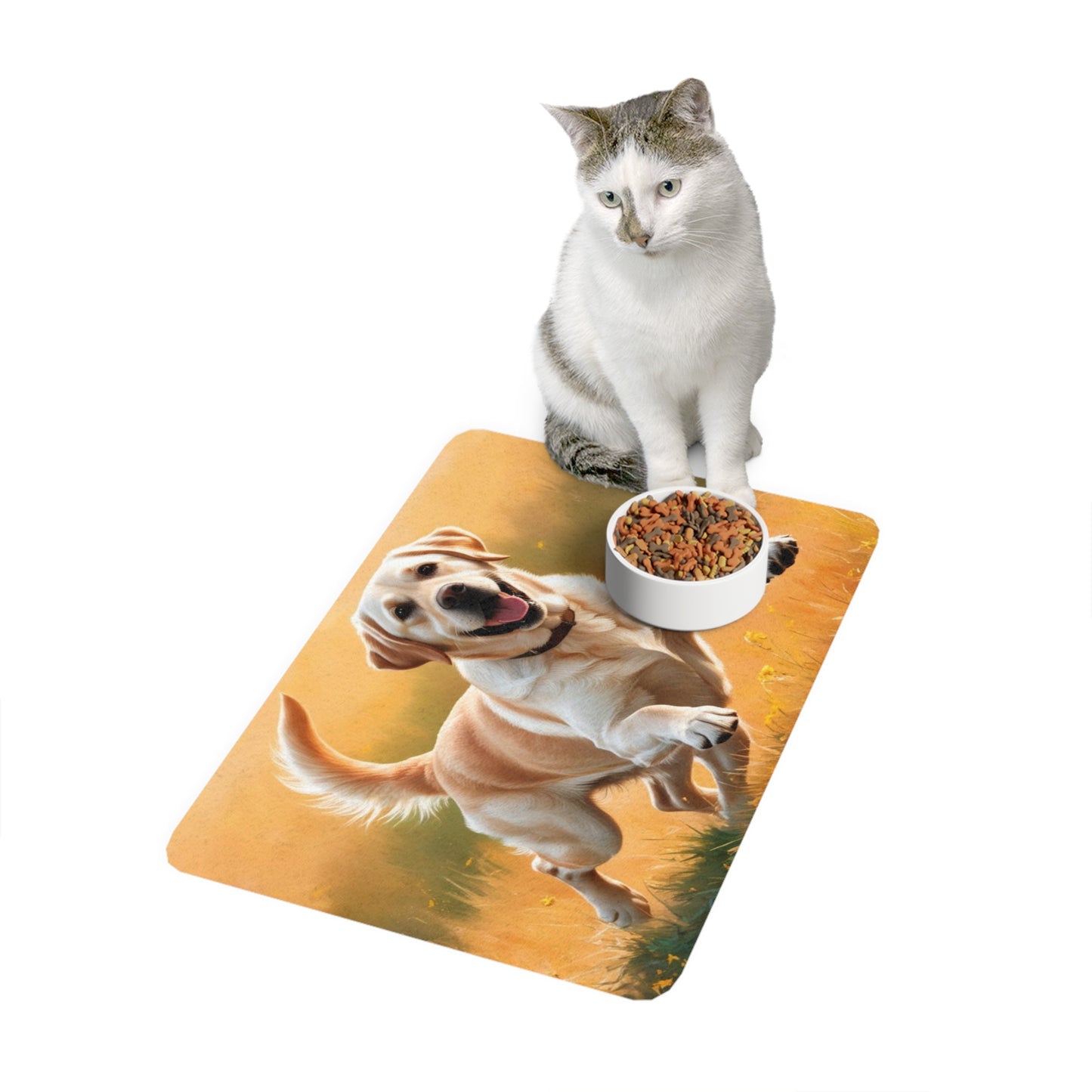 Pet Food Mat (12x18) - Labrador Retriever