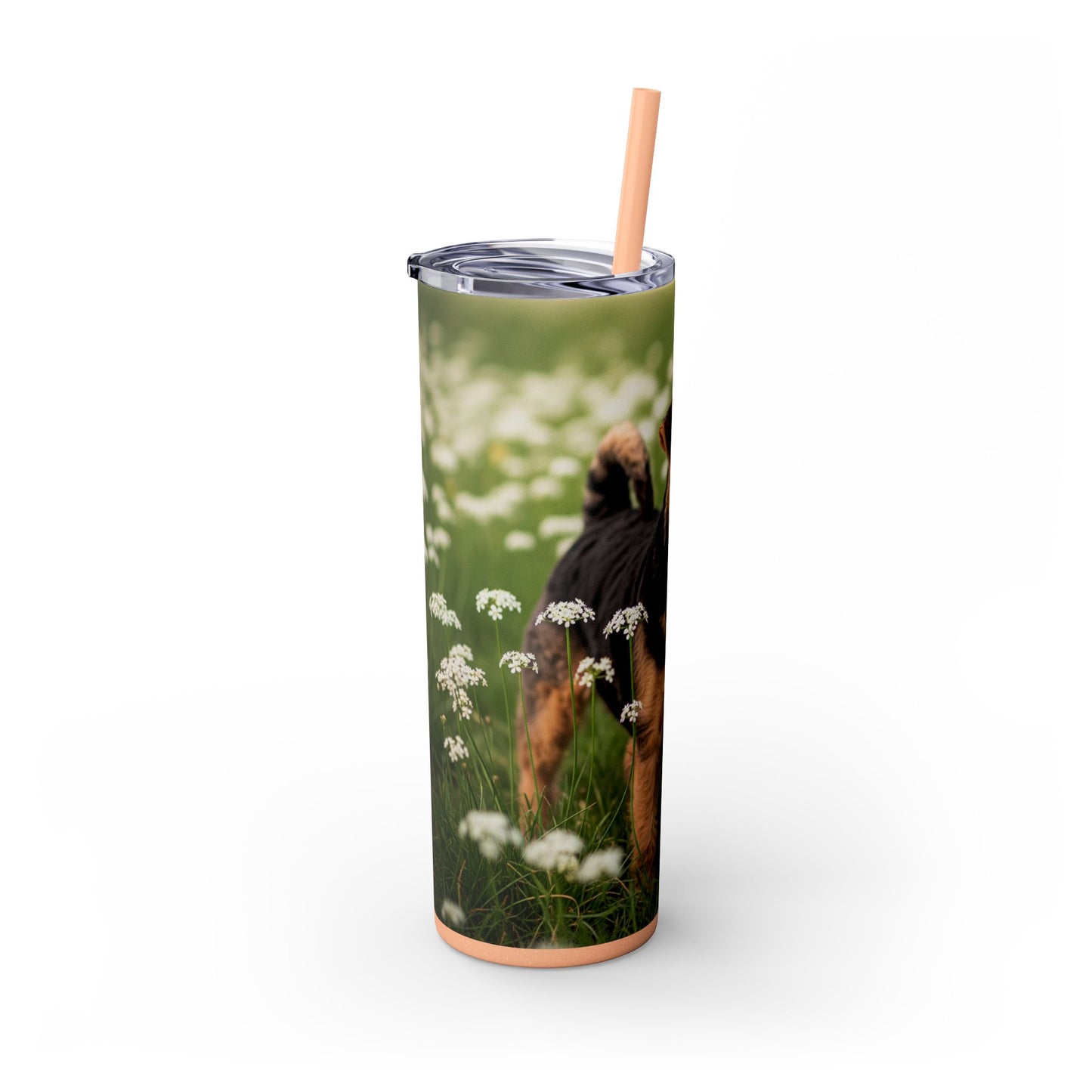 Lakeland Terrier Tumbler with Straw, 20oz