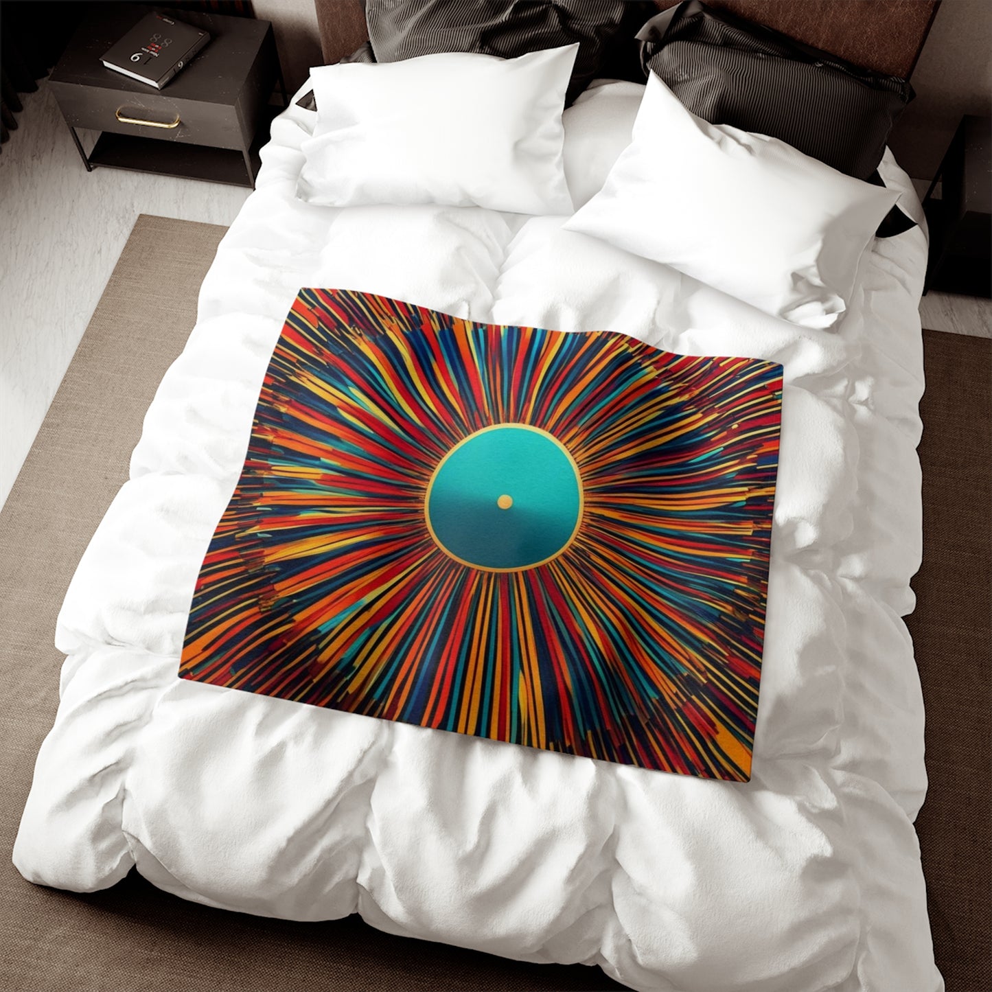 Optical Illusion Sweatshirt Blanket