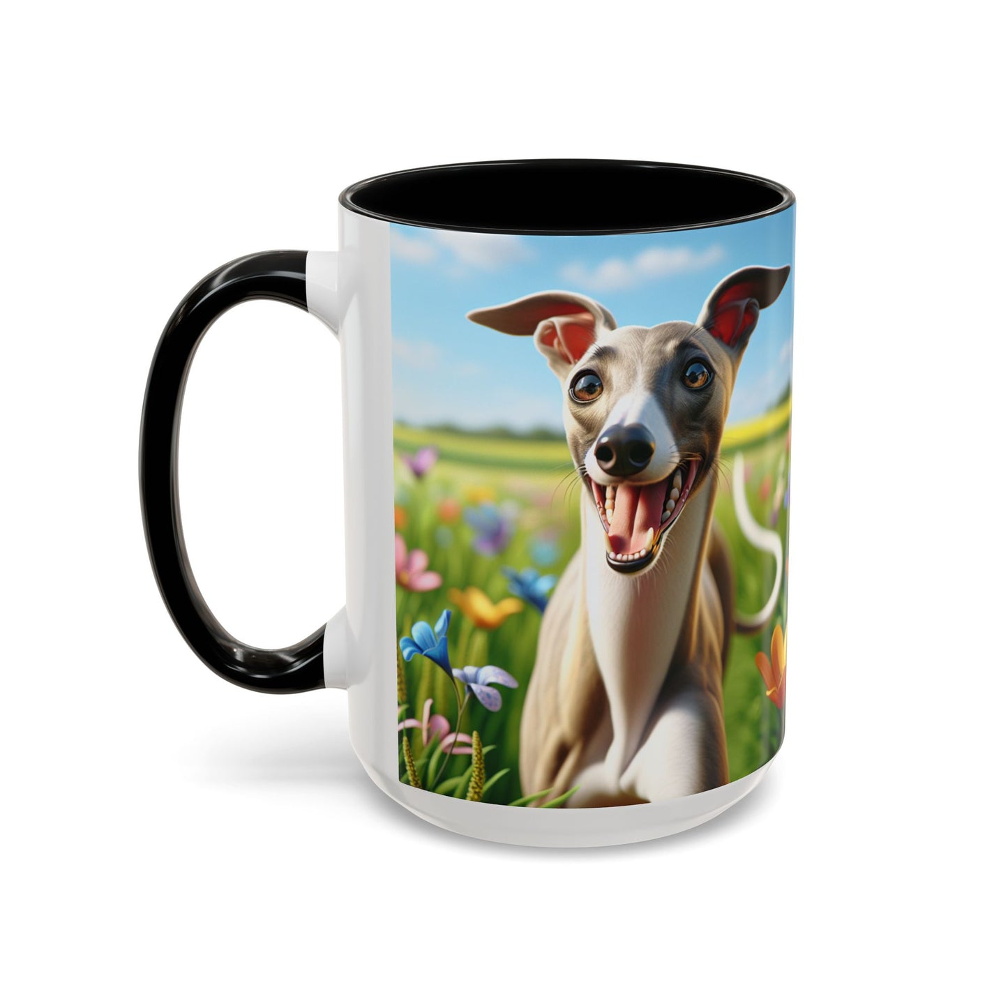Whippet Accent Coffee Mug - Perfect Gift for Dog Lovers