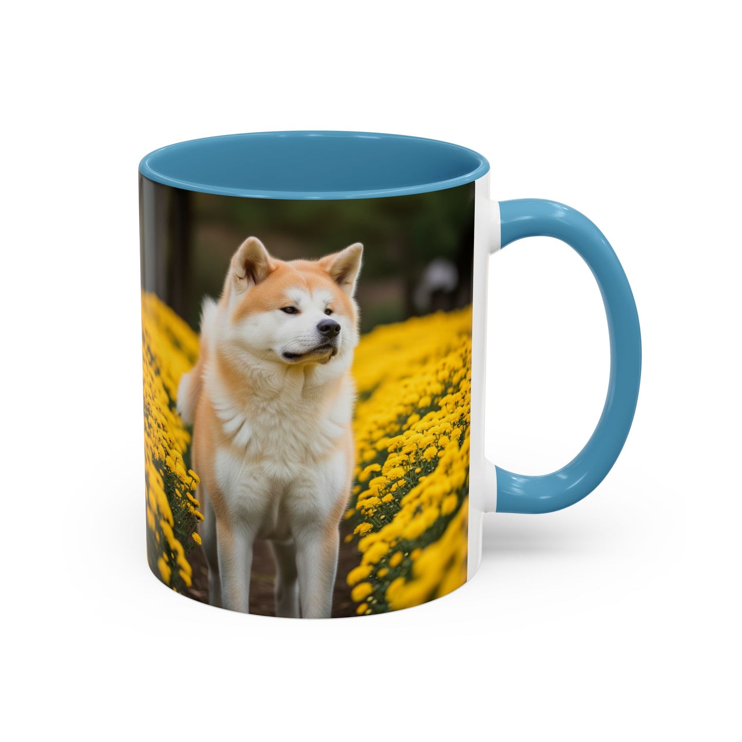 Japanese Akitainu Accent Coffee Mug - Perfect Gift for Dog Lovers
