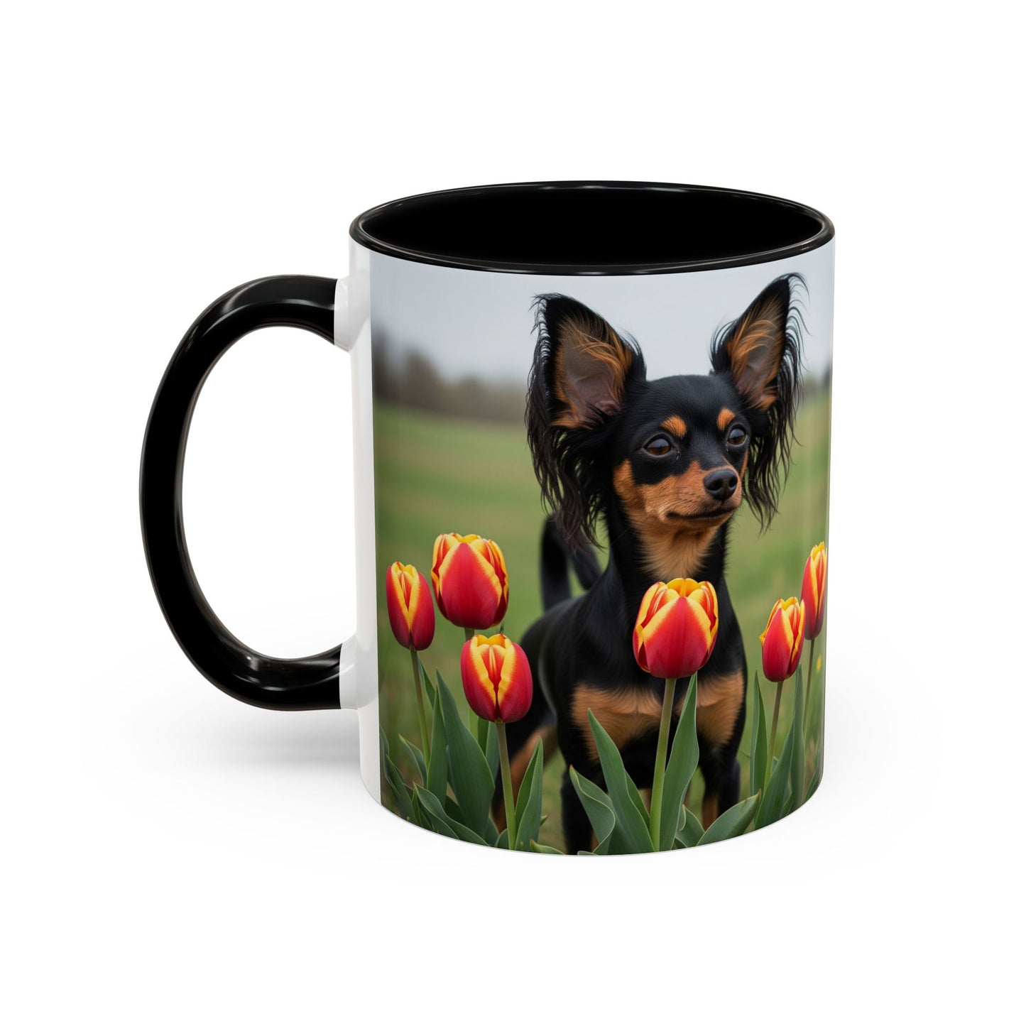 Russian Toy Dog Accent Coffee Mug - Perfect Gift for Dog Lovers