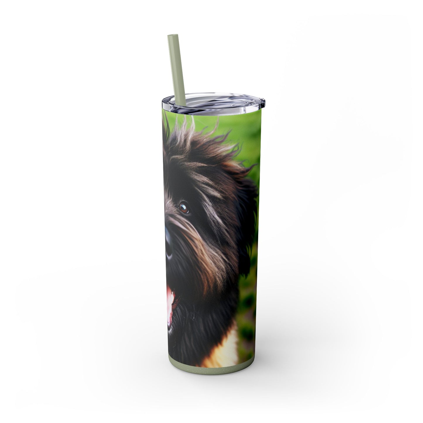 Bouvier des Ardennes Tumbler with Straw, 20oz