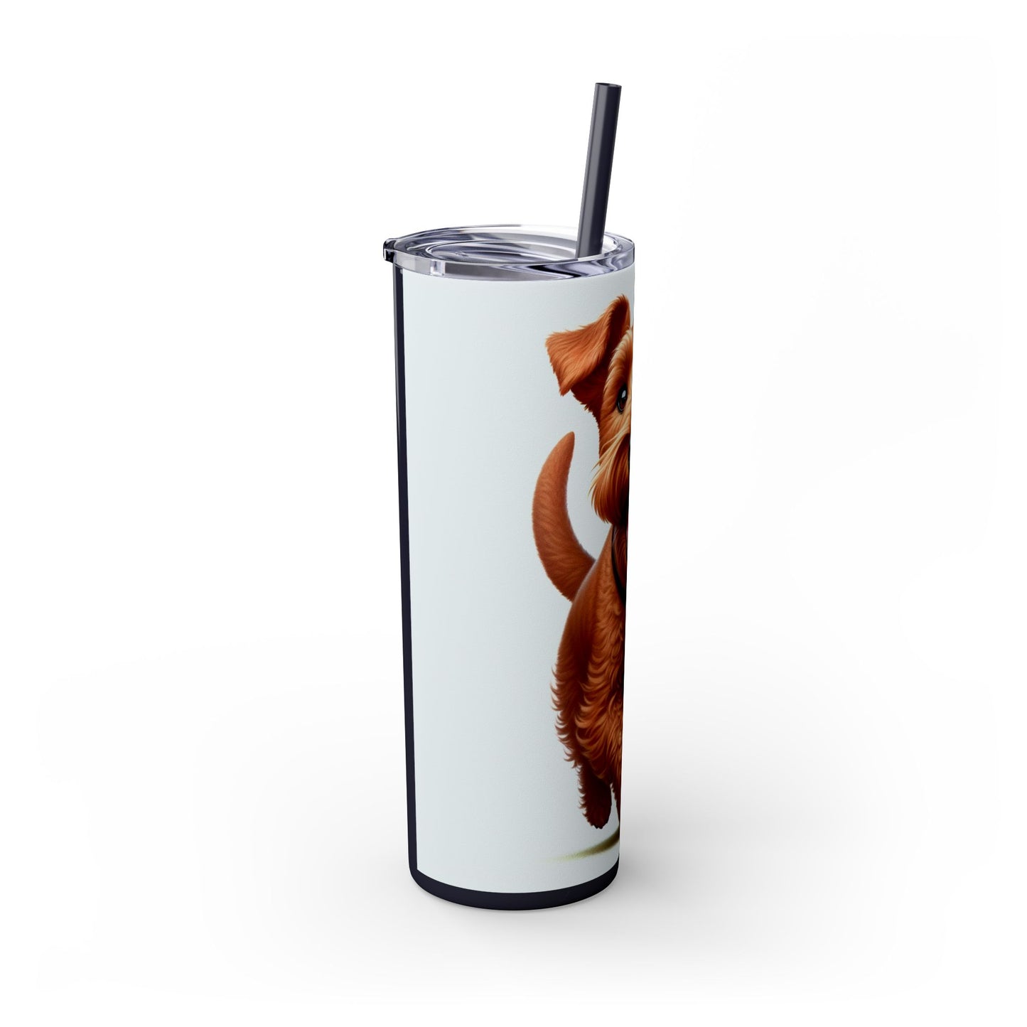 Irish Terrier Tumbler with Straw, 20oz