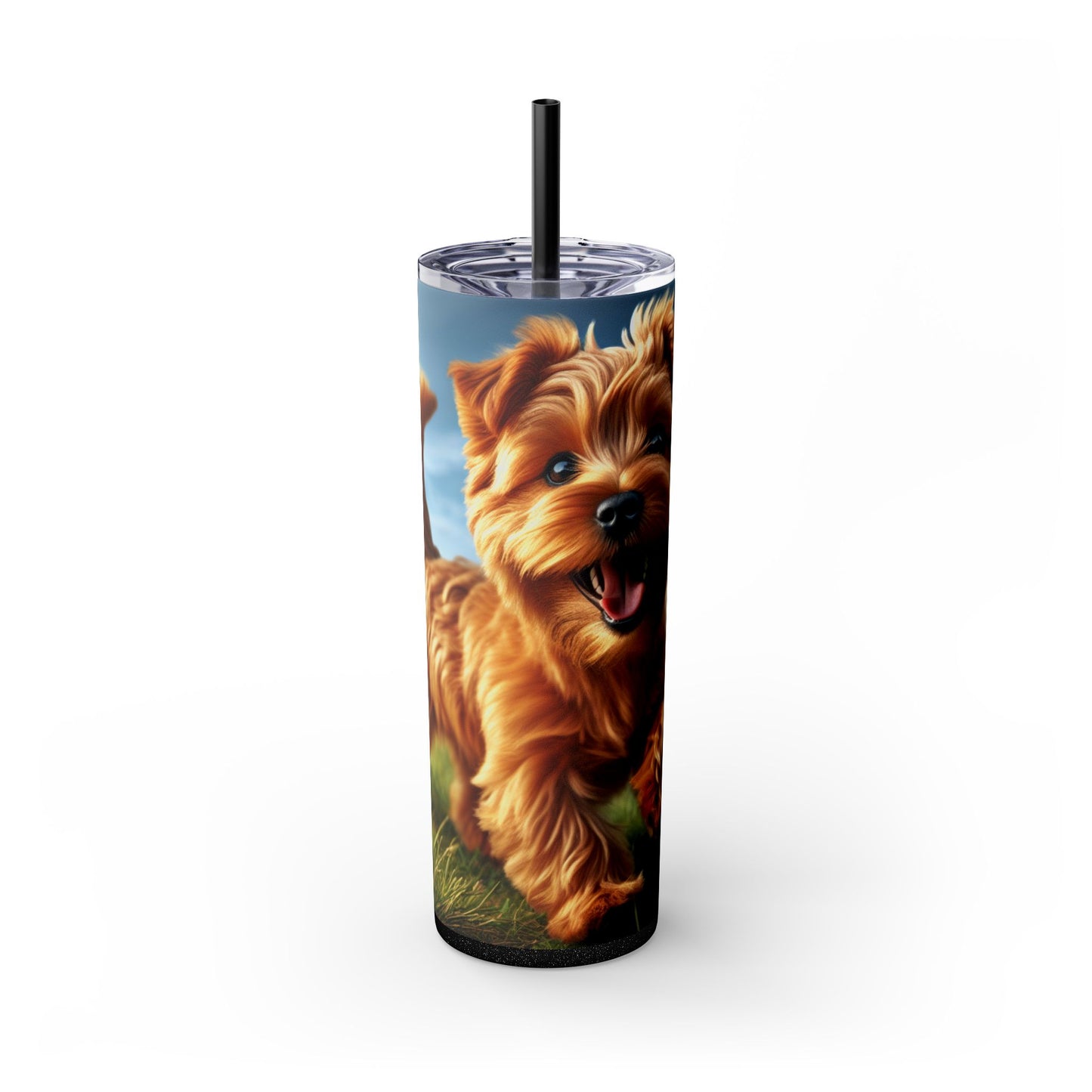 Norfolk Terrier Tumbler with Straw, 20oz