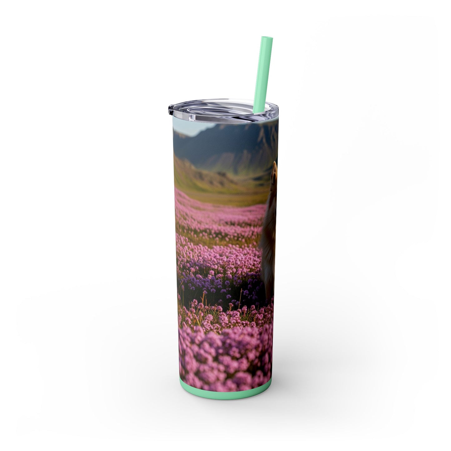 Icelandic Sheepdog Tumbler with Straw, 20oz