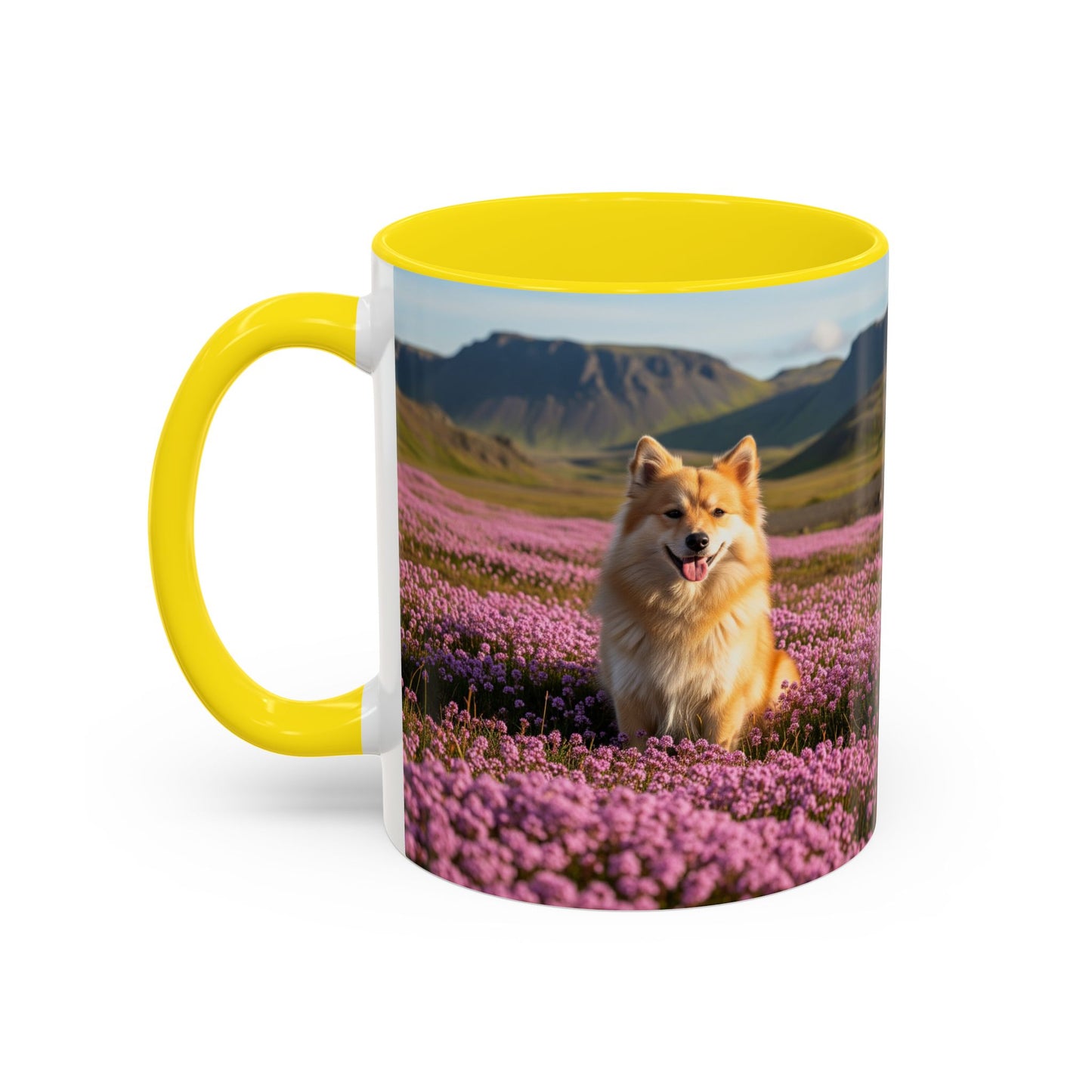 Icelandic Sheepdog Accent Coffee Mug - Perfect Gift for Dog Lovers