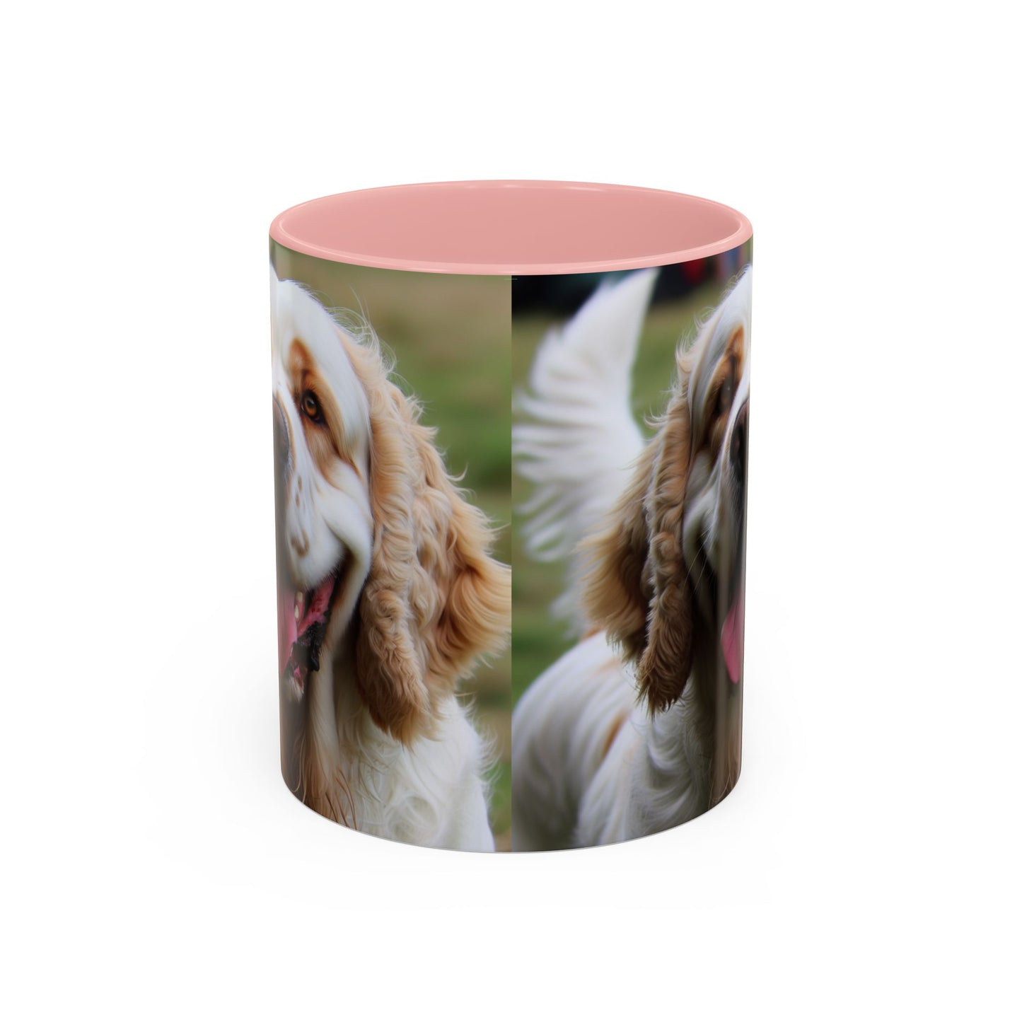 Clumber Spaniel Accent Coffee Mug - Perfect Gift for Dog Lovers
