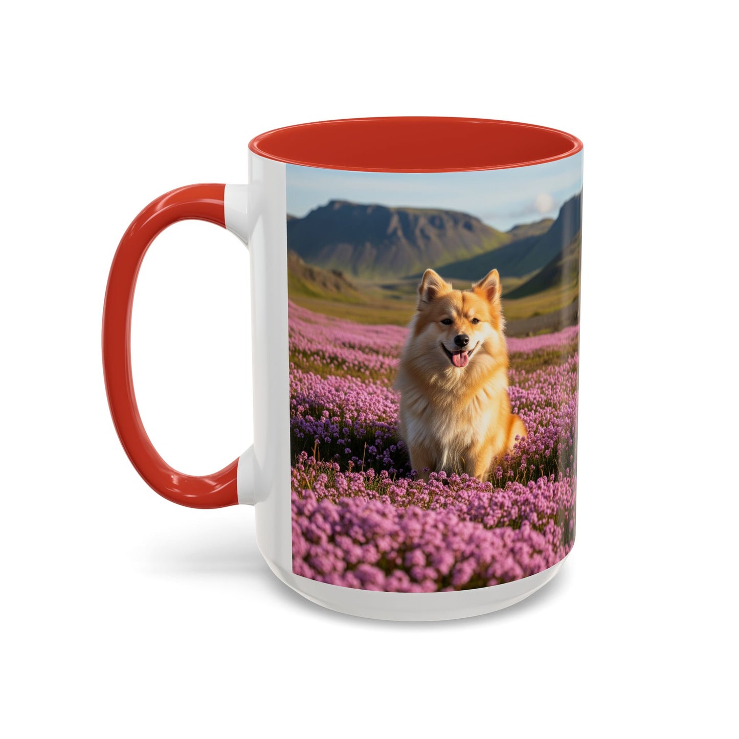 Icelandic Sheepdog Accent Coffee Mug - Perfect Gift for Dog Lovers