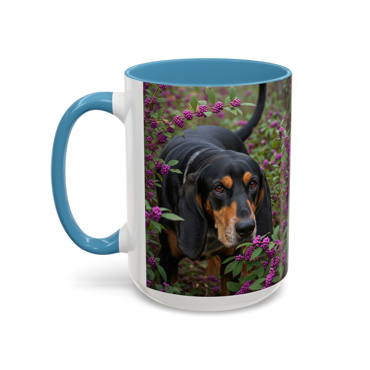 Black and Tan Coonhound Accent Coffee Mug - Perfect Gift for Dog Lovers