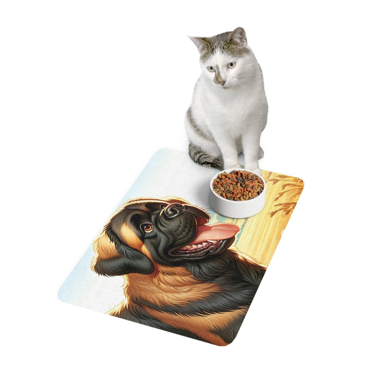 Pet Food Mat (12x18) - Spanish Mastiff