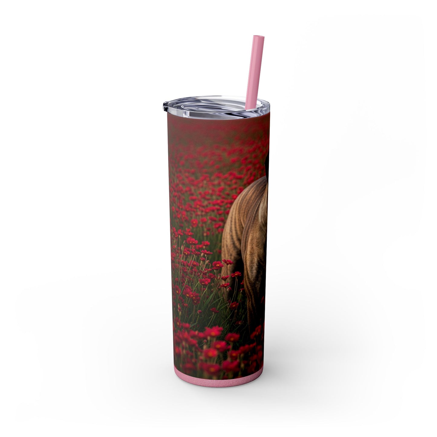 Bullmastiff Tumbler with Straw, 20oz