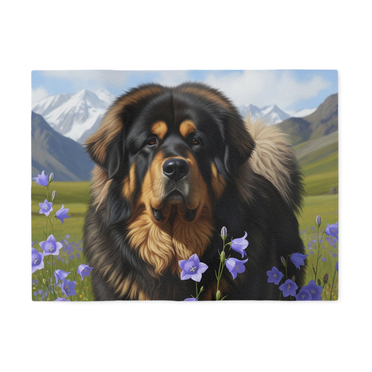 Tibetan Mastiff Sweatshirt Blanket