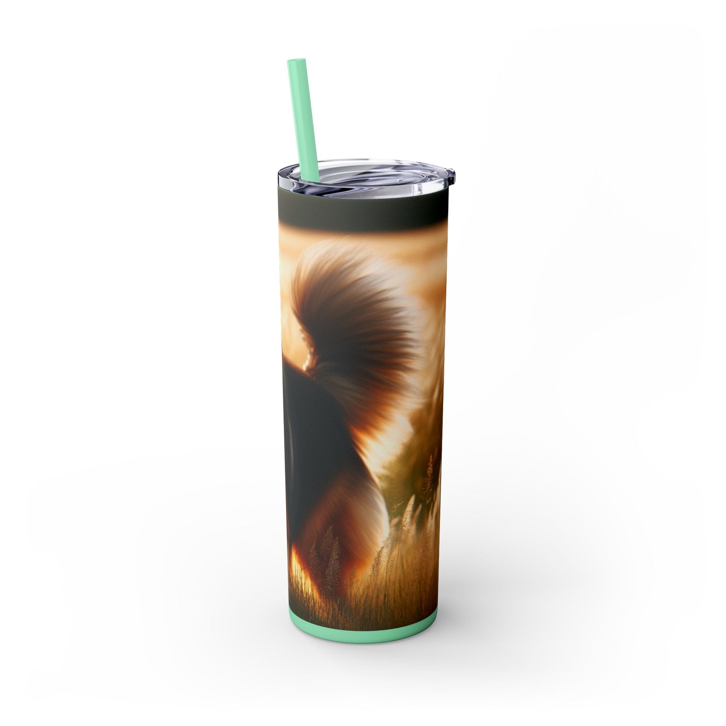 Bohemian Shepherd Tumbler with Straw, 20oz