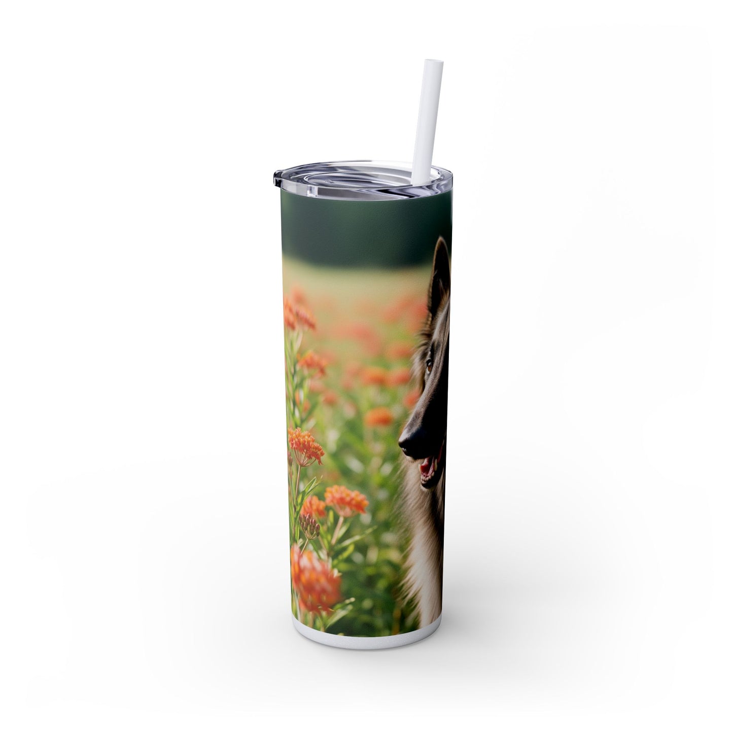 Belgian Tervuren Tumbler with Straw, 20oz
