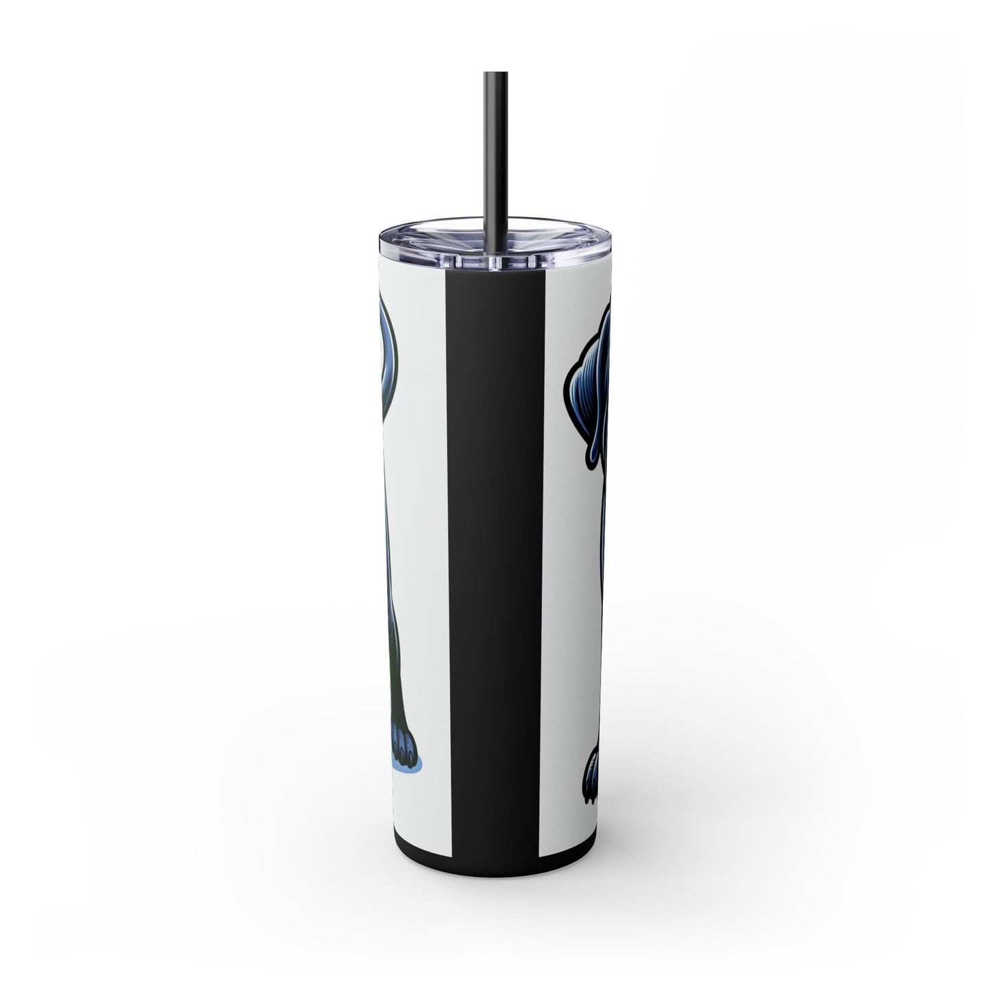 Neapolitan Mastiff Tumbler with Straw, 20oz
