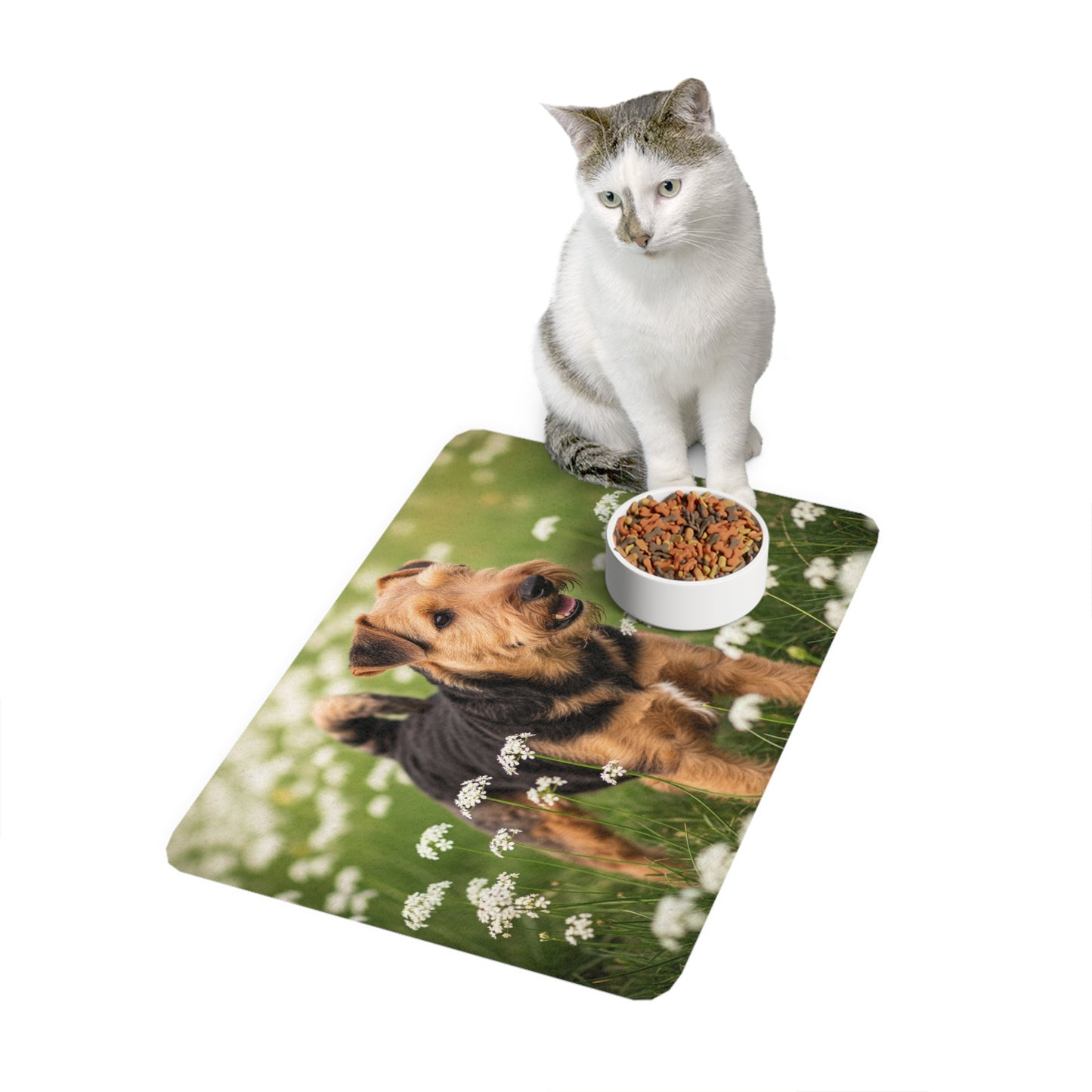 Pet Food Mat (12x18) - Lakeland Terrier