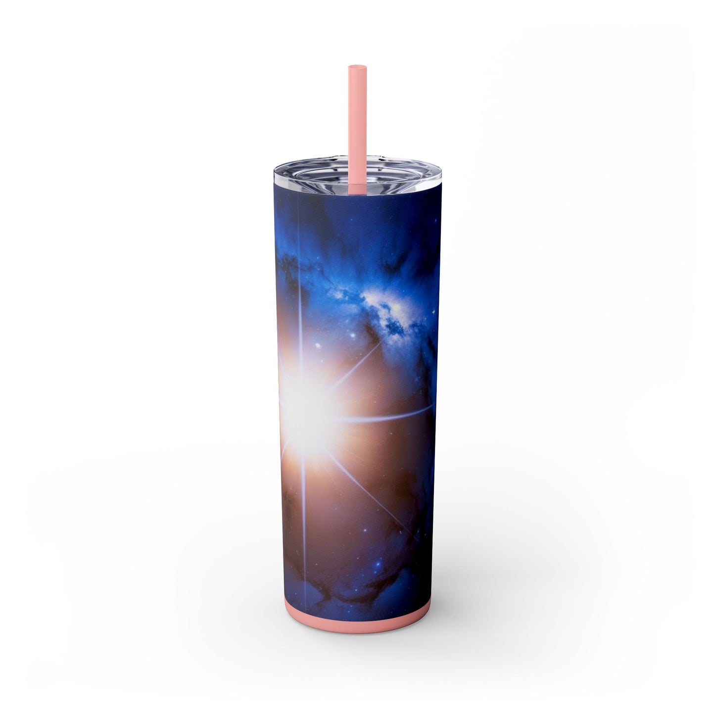 North Star Skinny Tumbler with Straw, 20oz