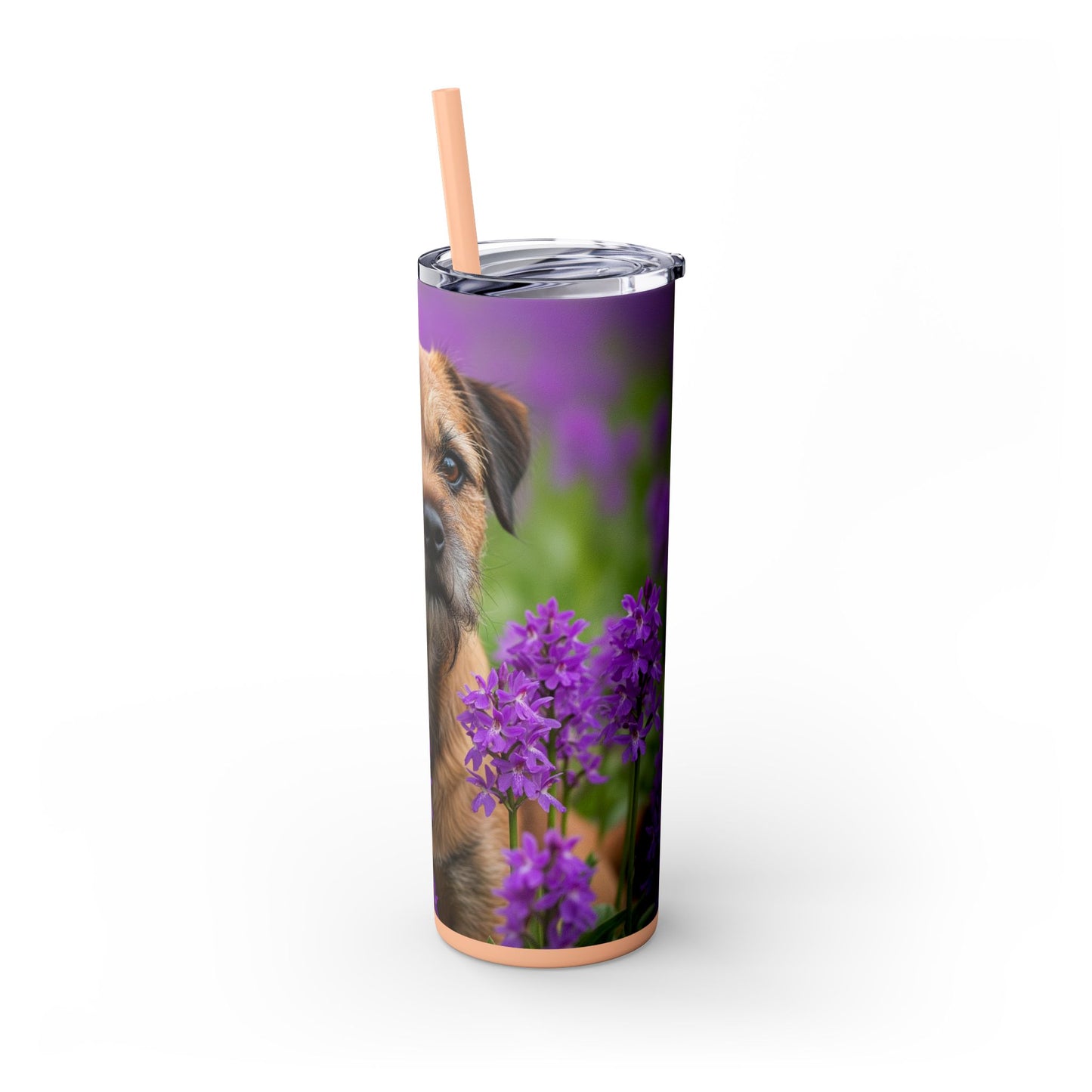 Border Terrier Tumbler with Straw, 20oz