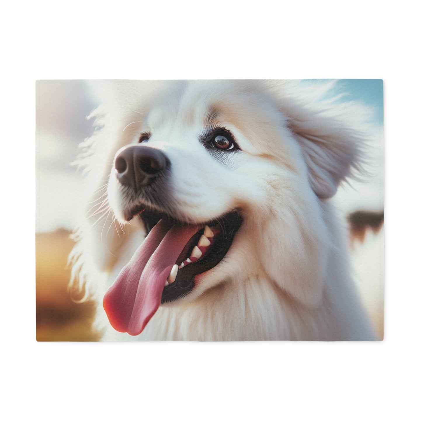 Pyrenean Mountain Dog Sweatshirt Blanket