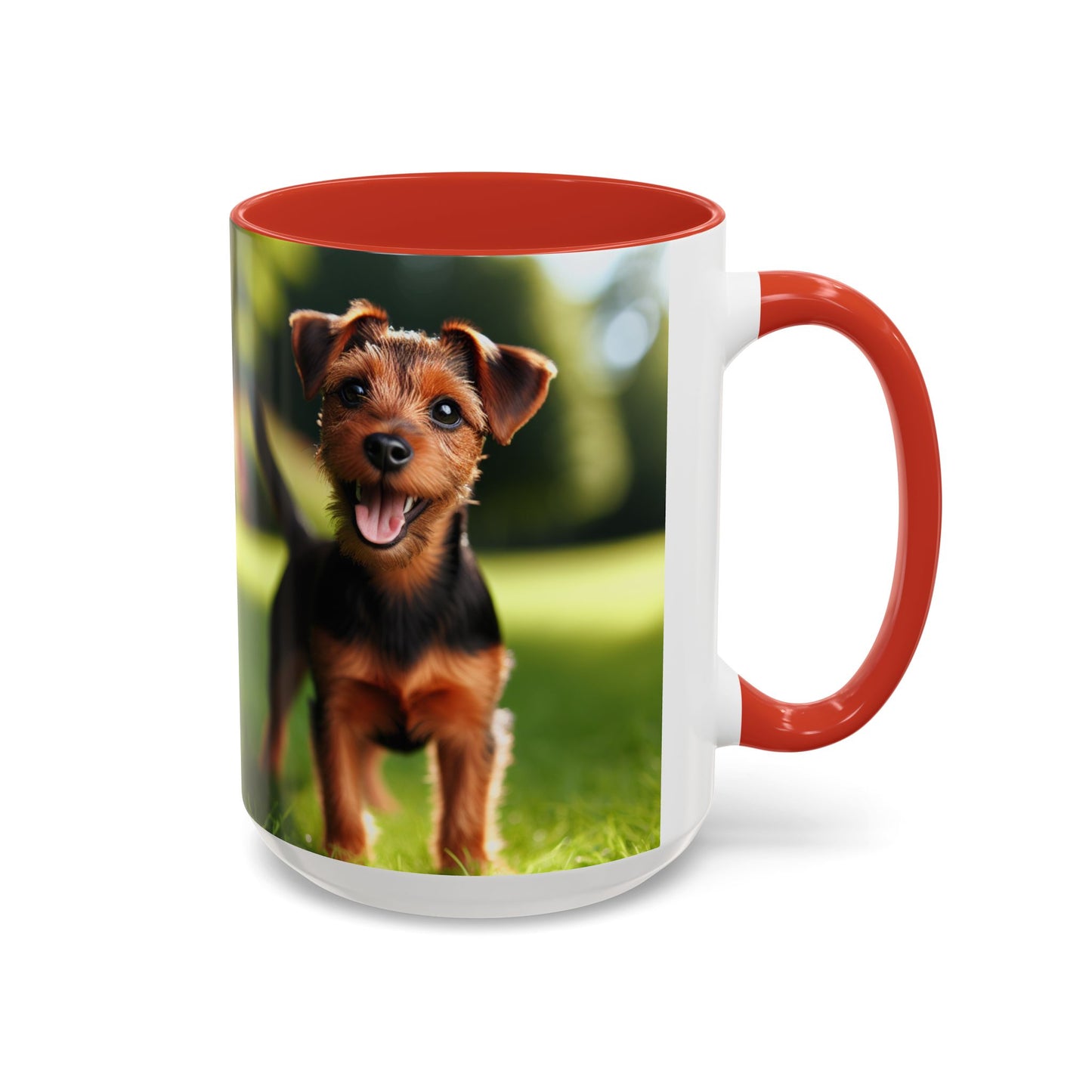 Deutscher Jagdterrier Accent Coffee Mug - Perfect Gift for Dog Lovers