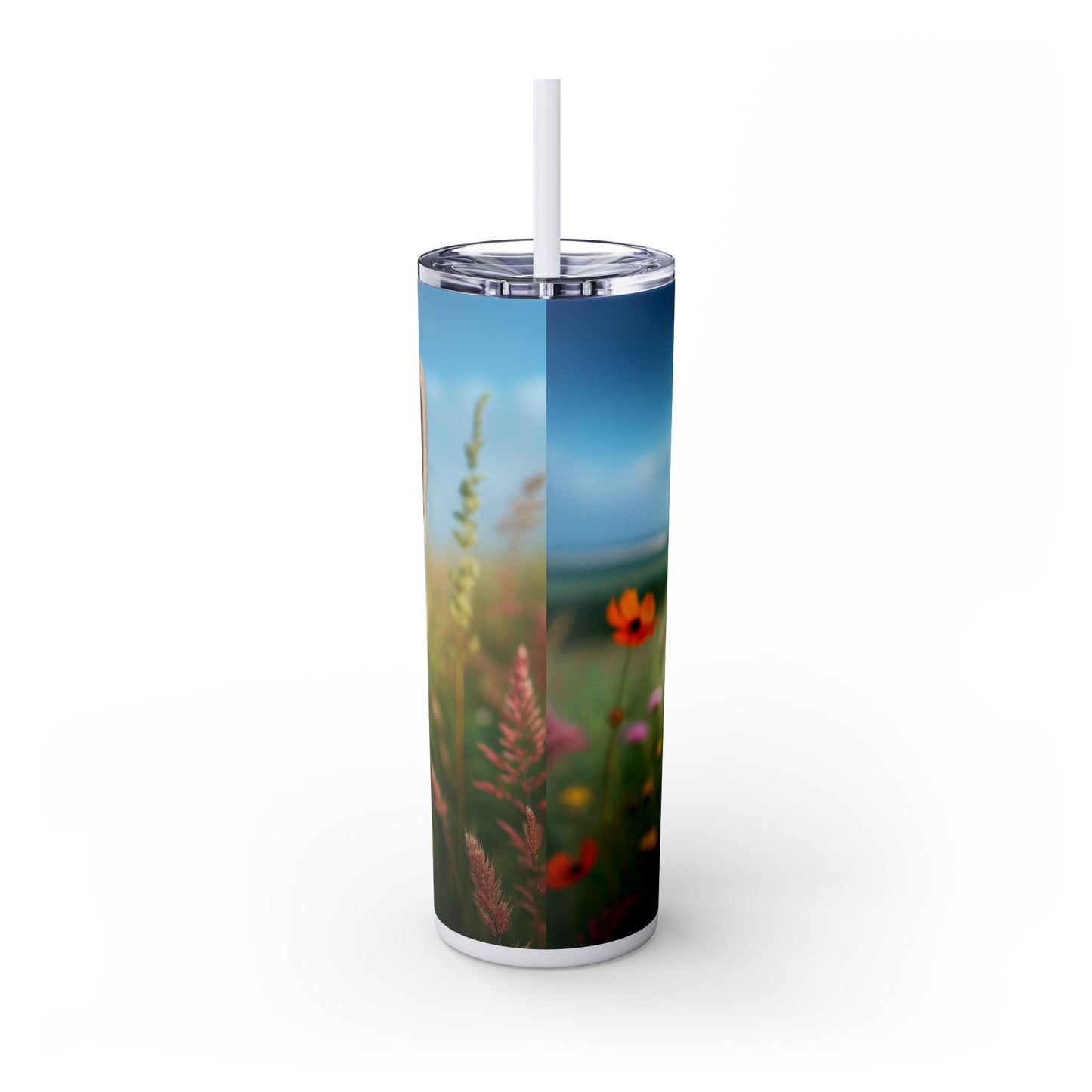 Canaan Dog Tumbler with Straw, 20oz